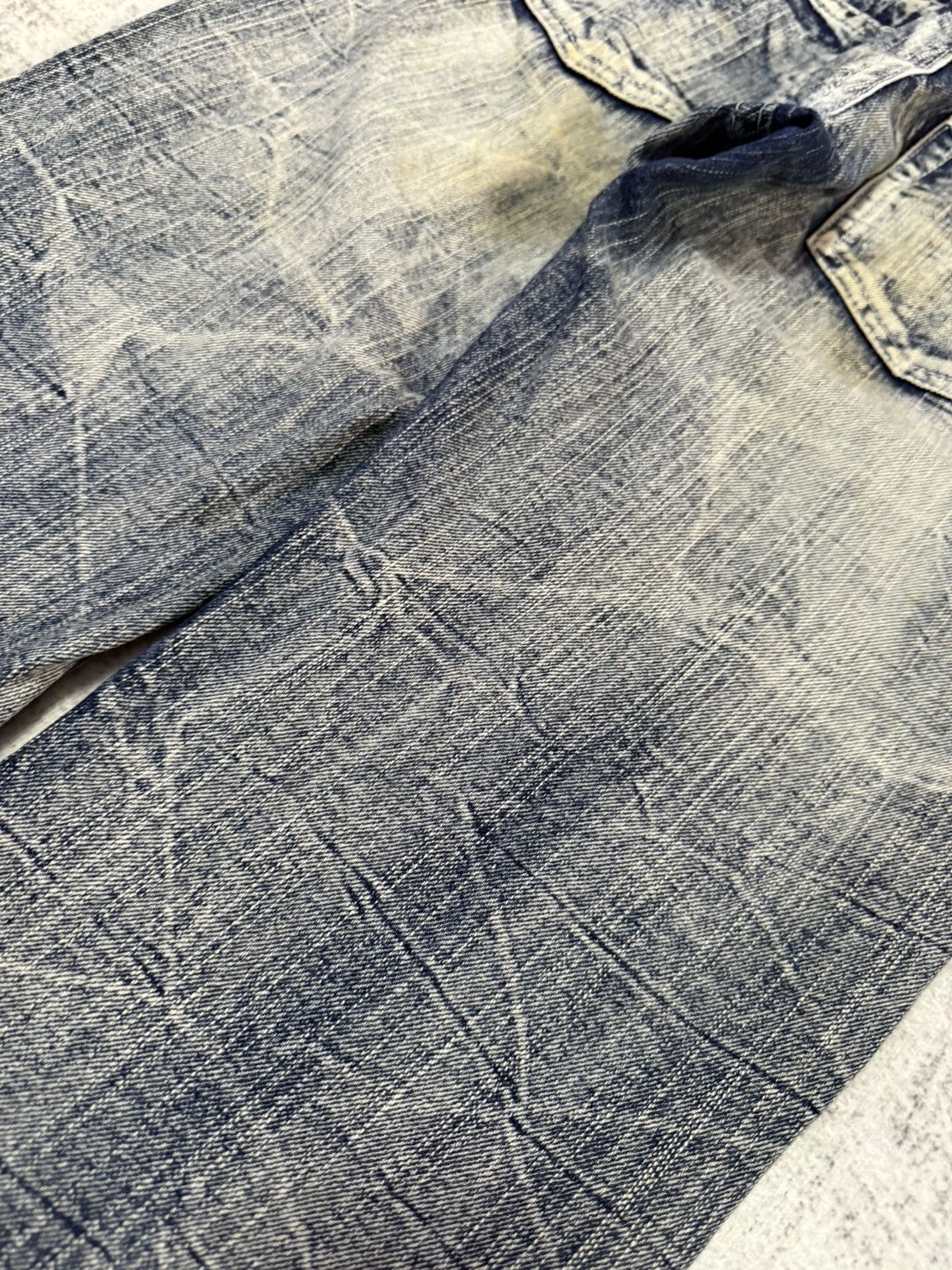 Hysteric Glamour × Japanese Brand The Vintage Standard Acid Wash Destroy Jeans Size US 29 - 16 Thumbnail