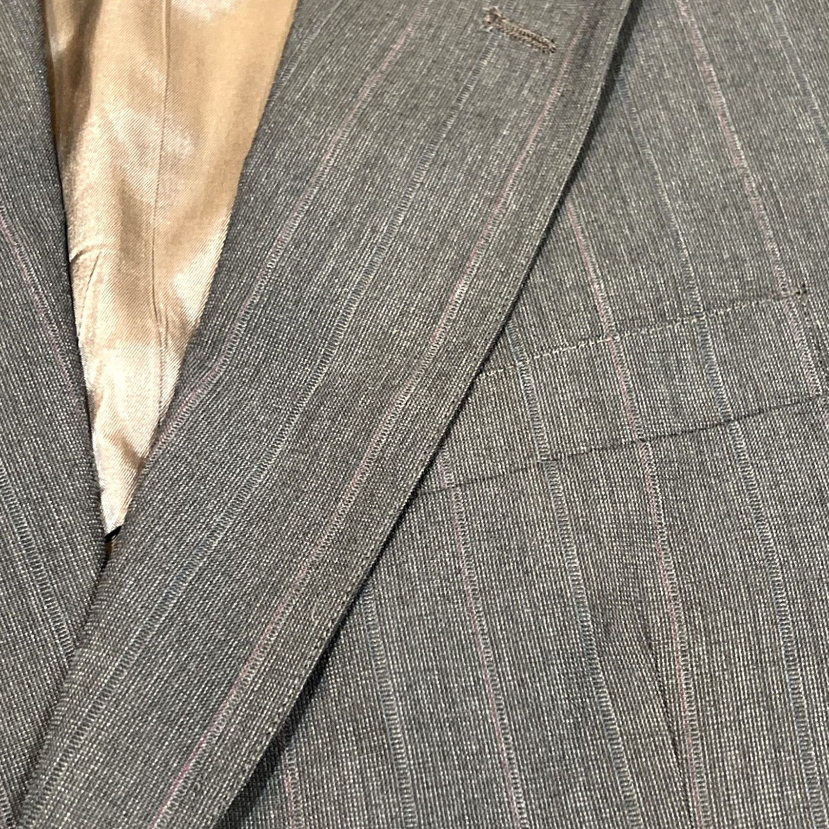 Ralph Lauren VINTAGE POLO UNIVERSITY CLUB by RALPH LAUREN Blazer Striped Men’s M Tapered Blazer Single-Breasted Notch Lapel Black USA Men Size US M / EU 48-50 / 2 - 4 Thumbnail