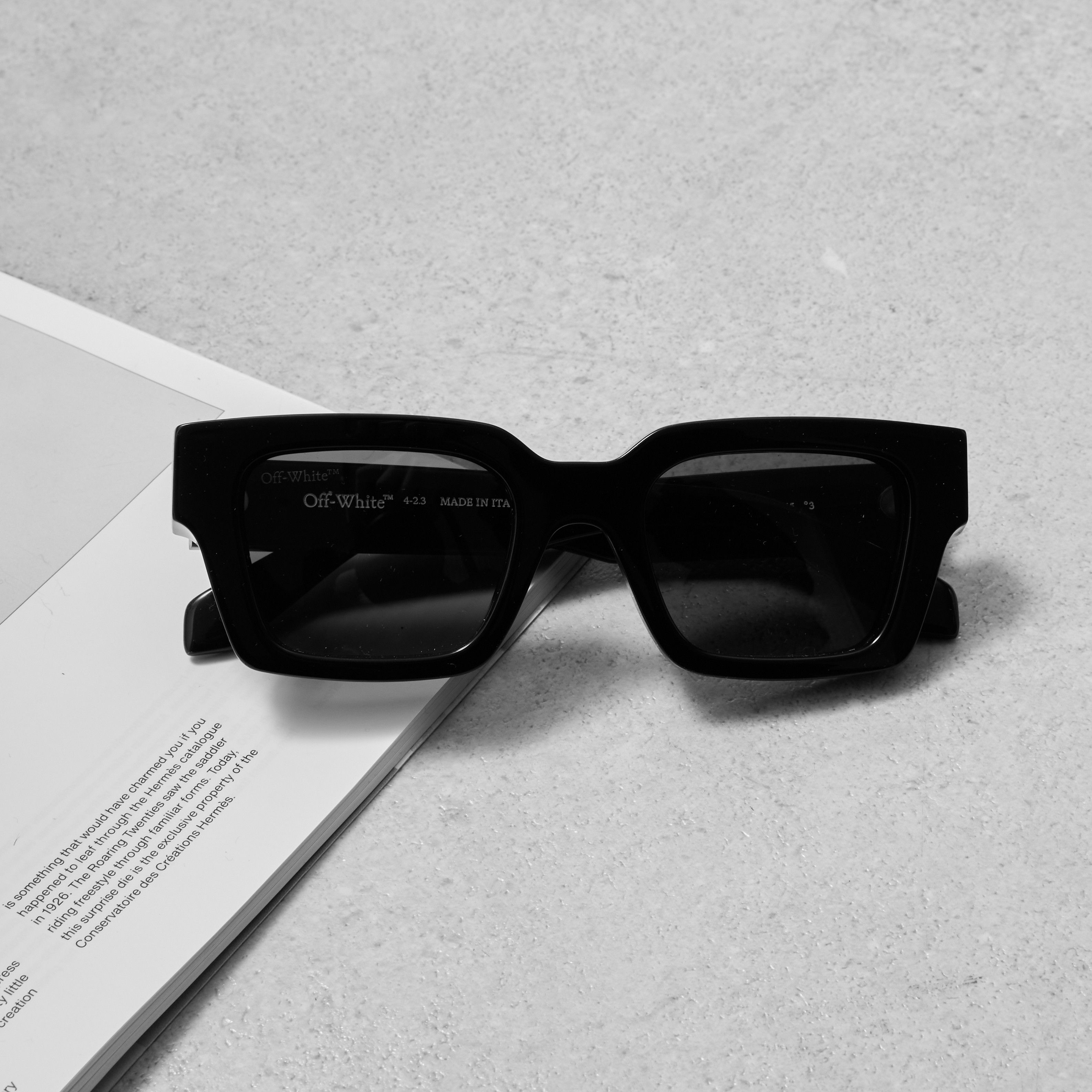 Off-White OFF WHITE Virgil Square Frame Sunglasses Size ONE SIZE - 3 Thumbnail