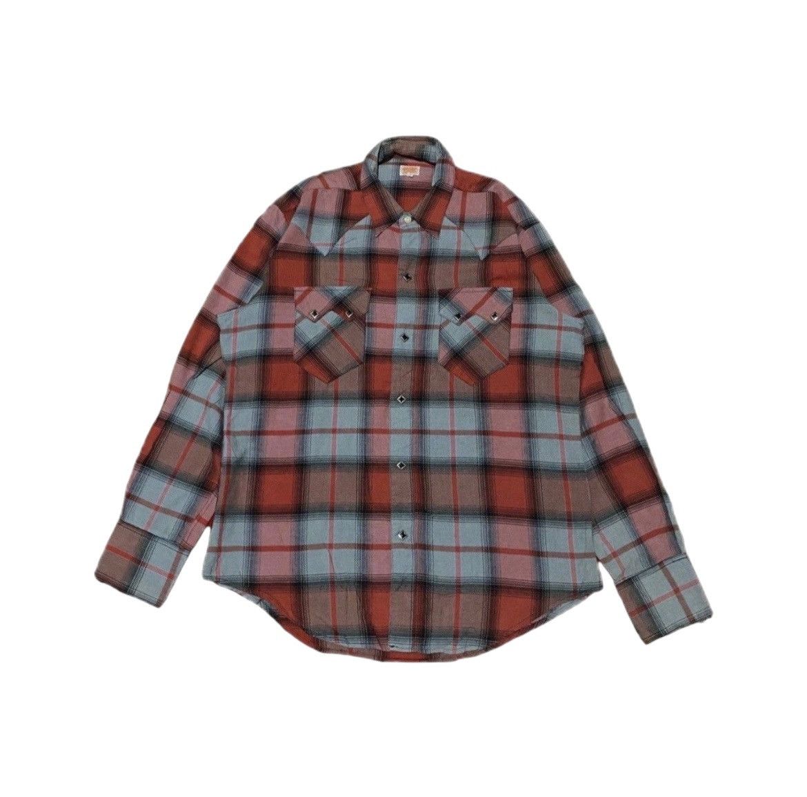 Japanese Brand × Sugar Cane × Toyo Enterprises Sugarcane Flannel Longsleeve Shirt Size US L / EU 52-54 / 3 - 1 Thumbnail