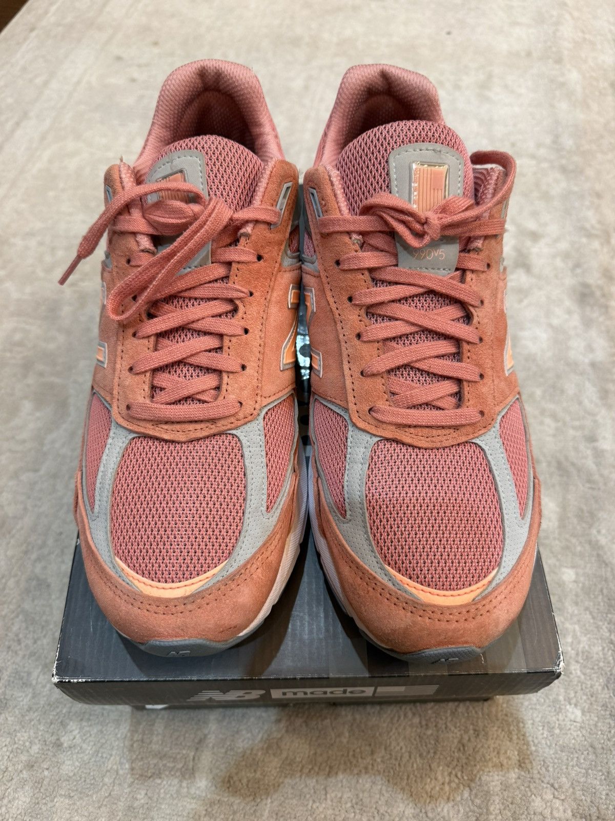 New Balance New Balance 990v5 Sunrise Rose Made in USA Size US 11 / EU 44 - 2 Thumbnail