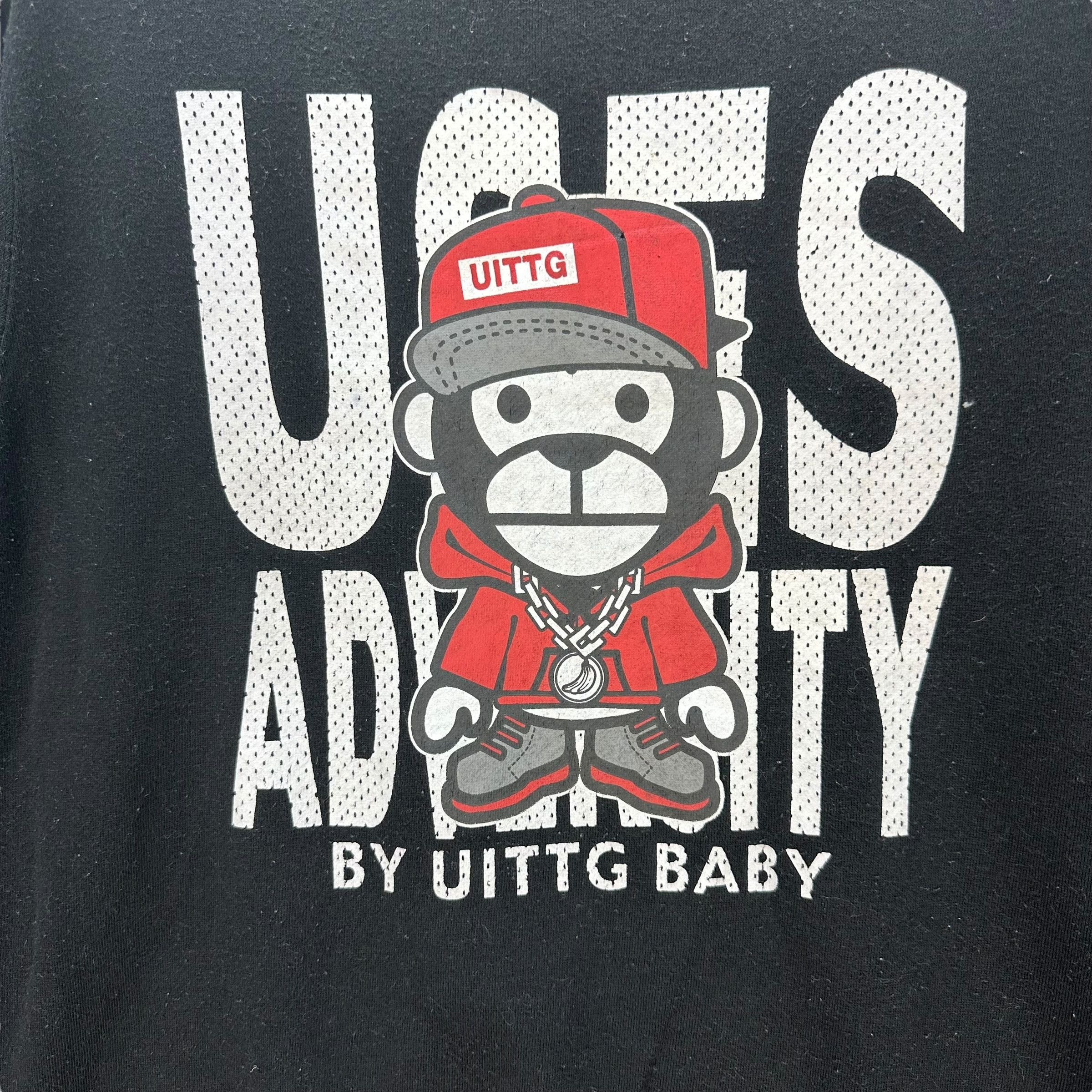 Japanese Brand UITTG BABY Big Logo Graphic Print Sweatshirts #9197-69 Size US L / EU 52-54 / 3 - 3 Thumbnail
