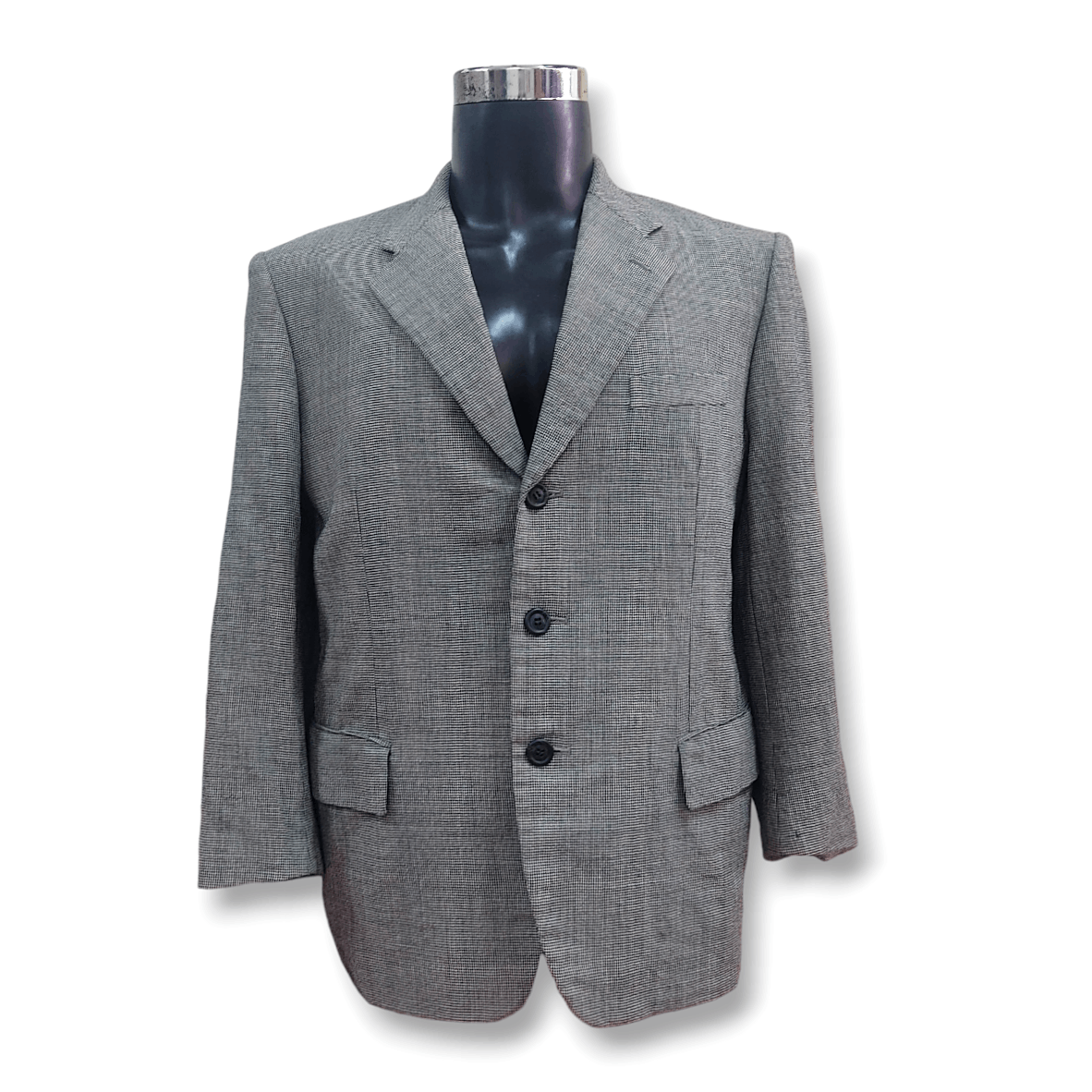 Issey Miyake × Vintage IM MIYAKE Studio Design Checkered Wool Blazer Coat Size US M / EU 48-50 / 2 - 1 Thumbnail