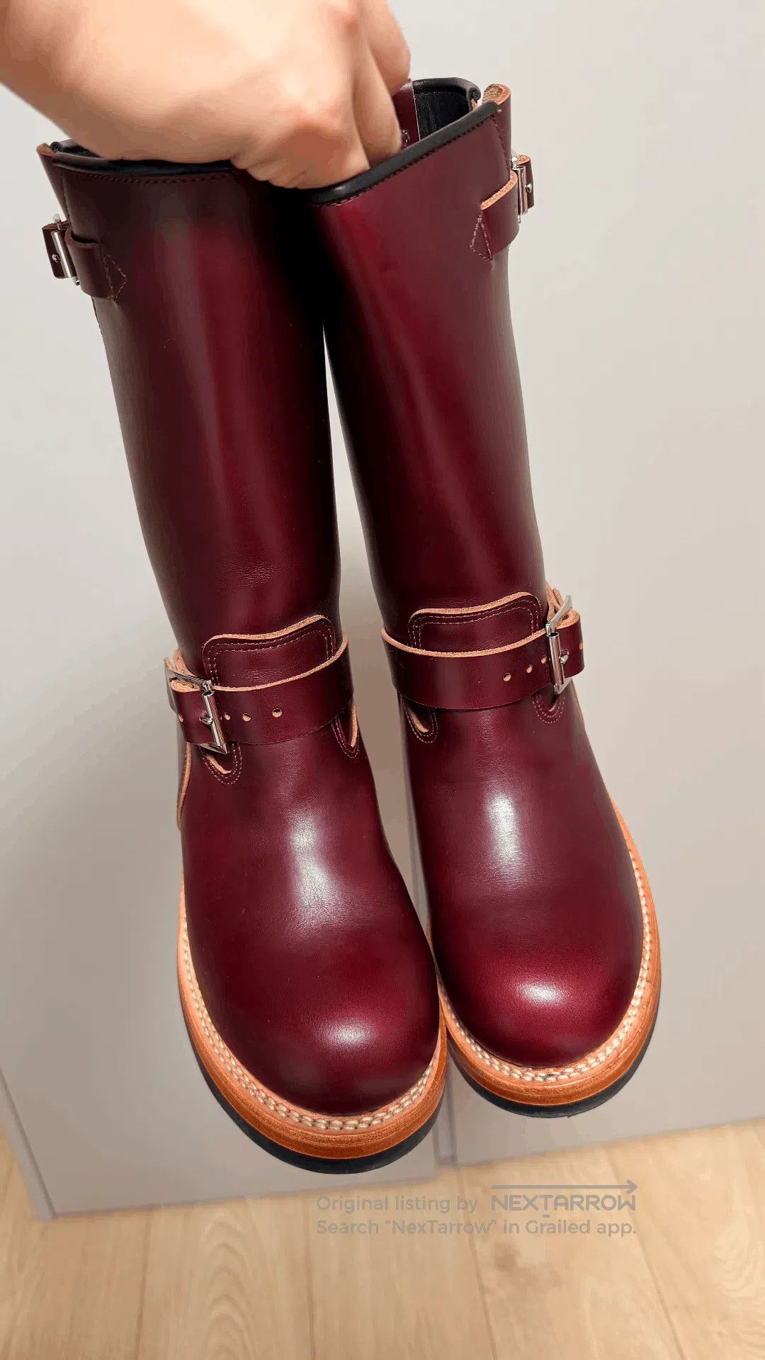Play Cloths Vintage Motorcycle Engineer Boot. Size US 5 / IT 35 - 1 Thumbnail