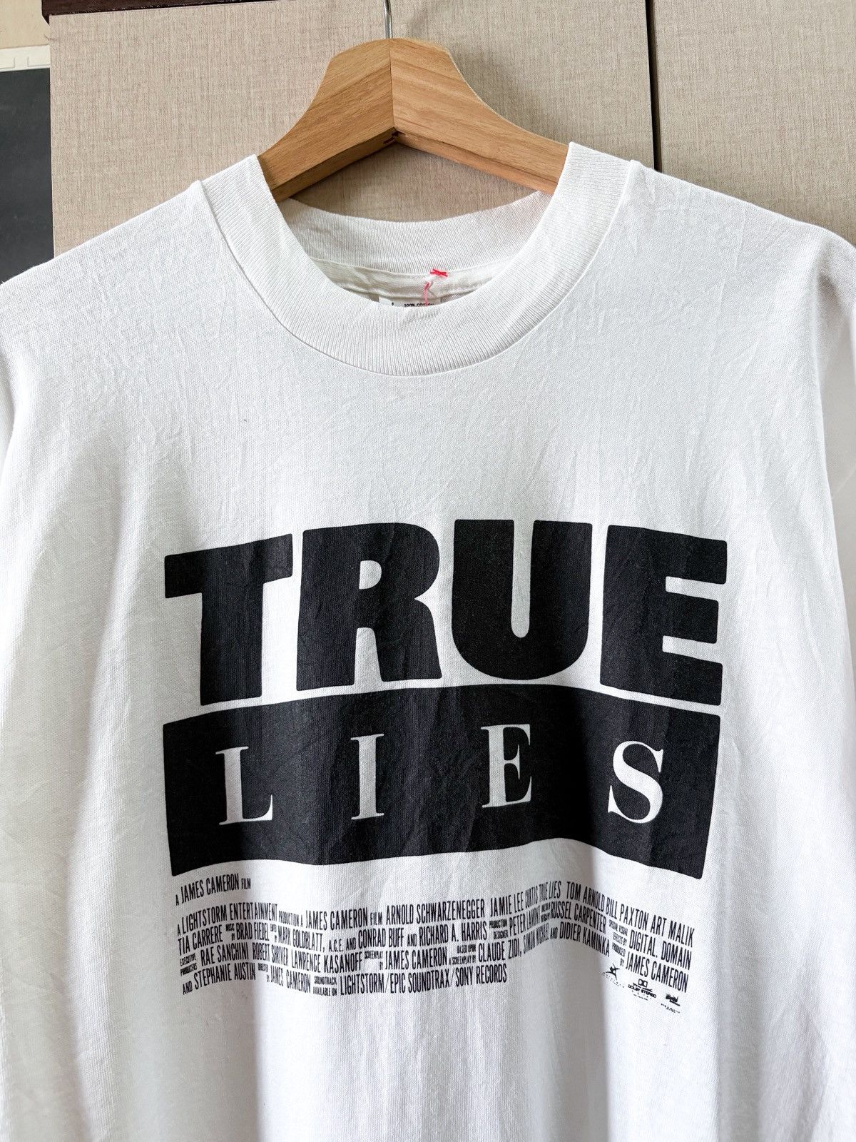Fruit Of The Loom Vintage 90’s True Lies Promo Movie James Cameroon Film Size US L / EU 52-54 / 3 - 2 Thumbnail