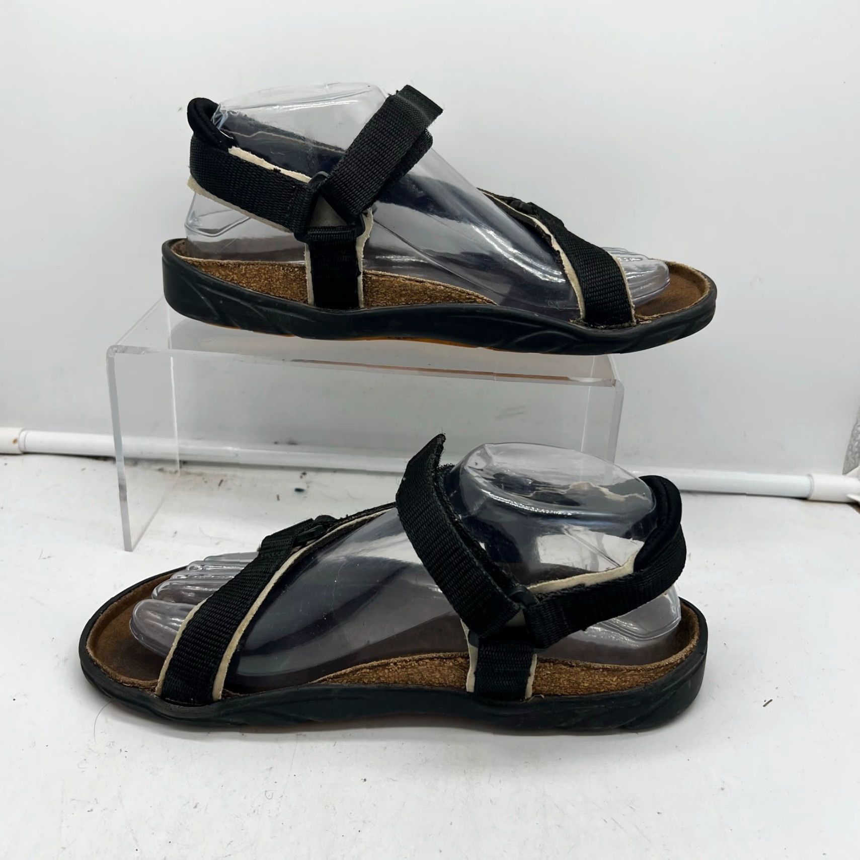 Birkenstock Birkenstock Sandals Womens 6.5 Slingback Rubber Sole Black Size US 7 / IT 37 - 3 Thumbnail