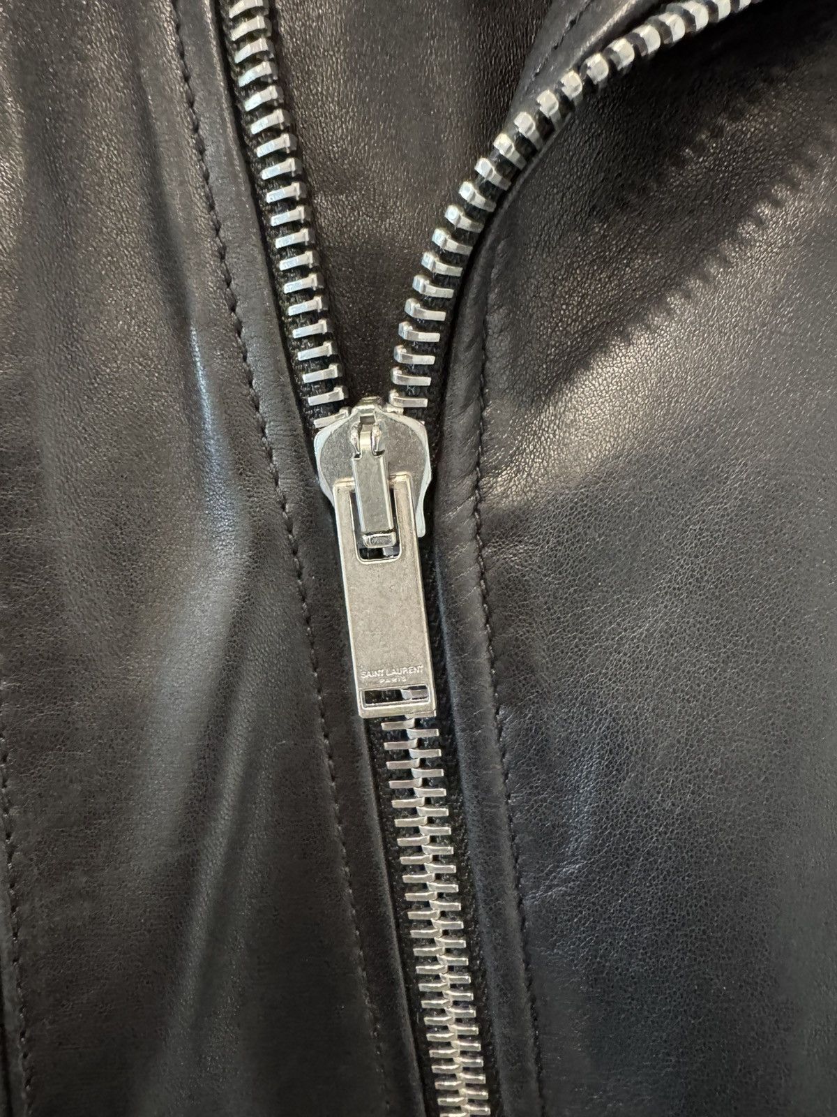 Saint Laurent Paris Saint Laurent L01 Leather Moto Jacket Size US M / EU 48-50 / 2 - 8 Thumbnail