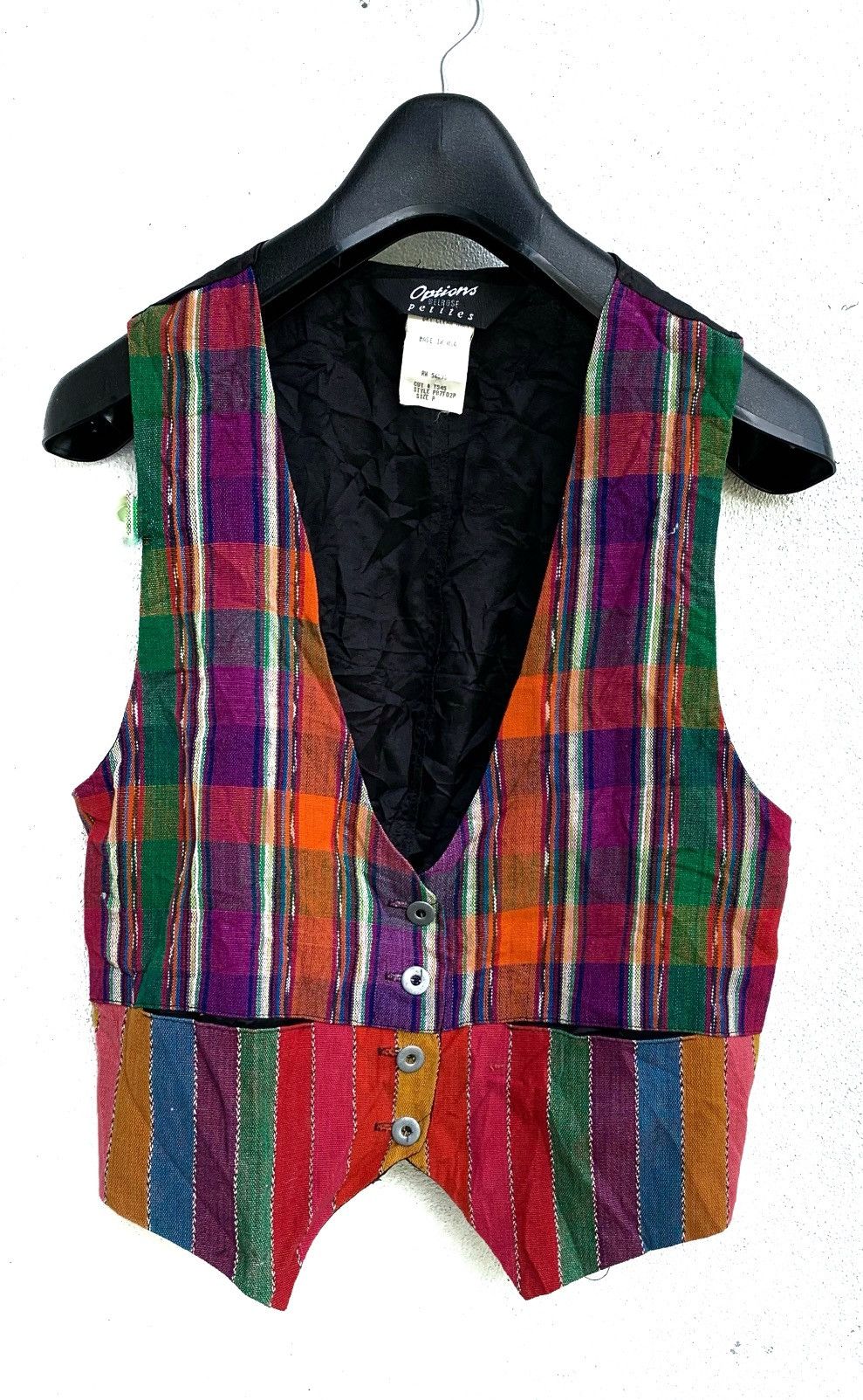 Melrose Vintage MELROSE Petites Buttons Up Vest Size ONE SIZE - 2 Thumbnail