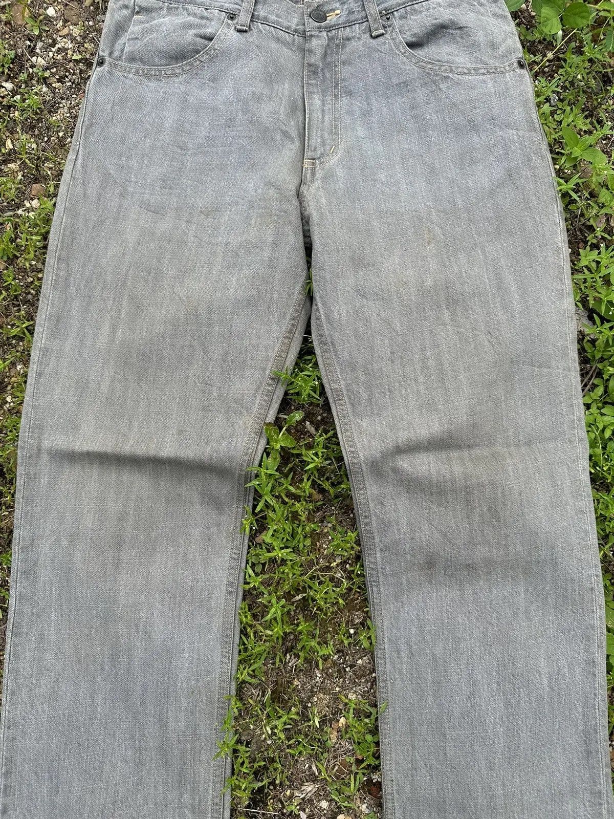 If Six Was Nine STUDDED/SPIKE VINTAGE REVOLVE JEANS BONDAGE CINCH BACK PANTS Size US 30 / EU 46 - 3 Thumbnail