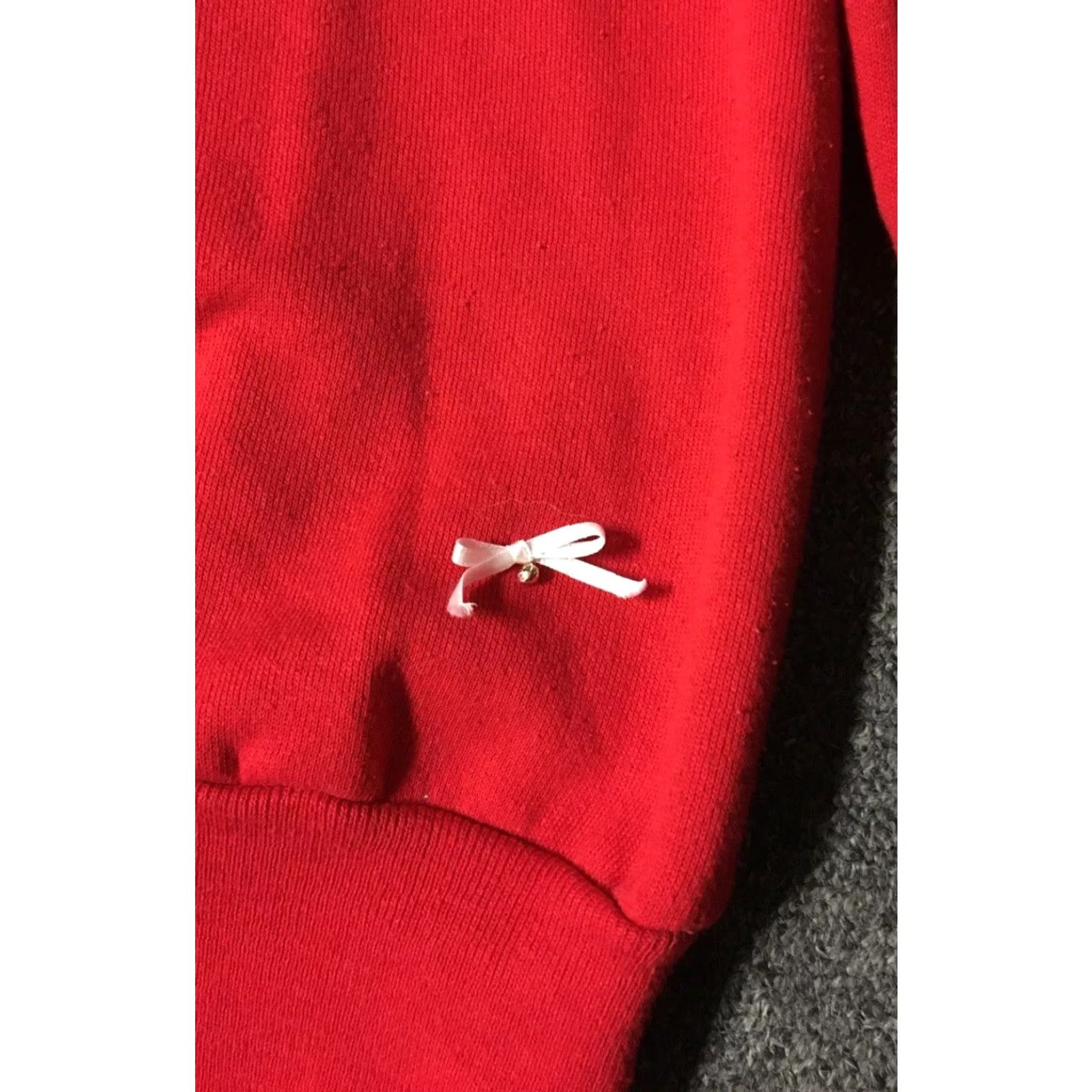 Vintage Vtg 80s Christmas Tree Duck Sweatshirt L USA Action Men Red Santa Vaporwave Grunge 90s Cartoon Art Holiday Size US L / EU 52-54 / 3 - 5 Thumbnail