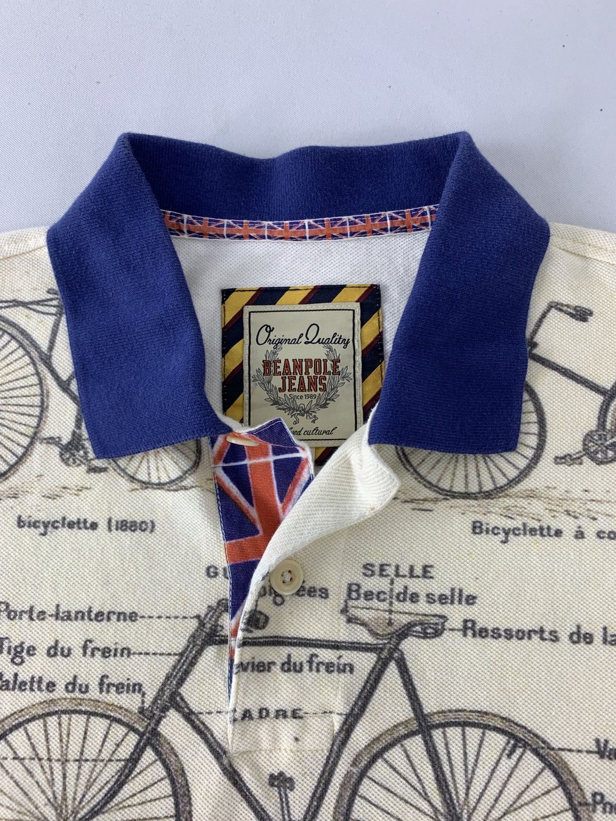 BEANPOLE Beanpole Jeans Anatomie D’une Bicyclette Polo Tee Size US M / EU 48-50 / 2 - 4 Thumbnail