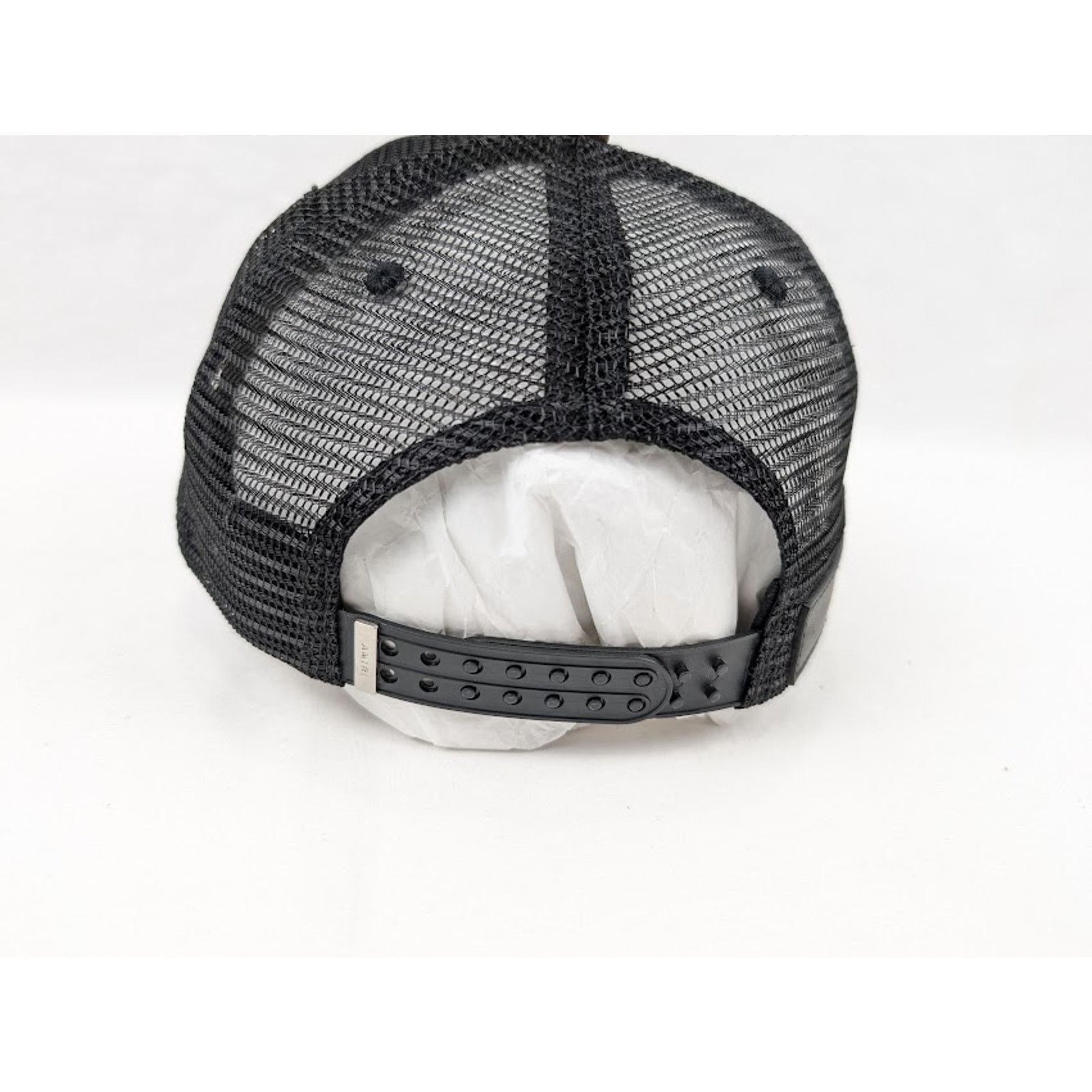 Amiri o1rshd1 Size: OS / Stencil Trucker Hat / Cap in Shitake Size ONE SIZE - 9 Thumbnail