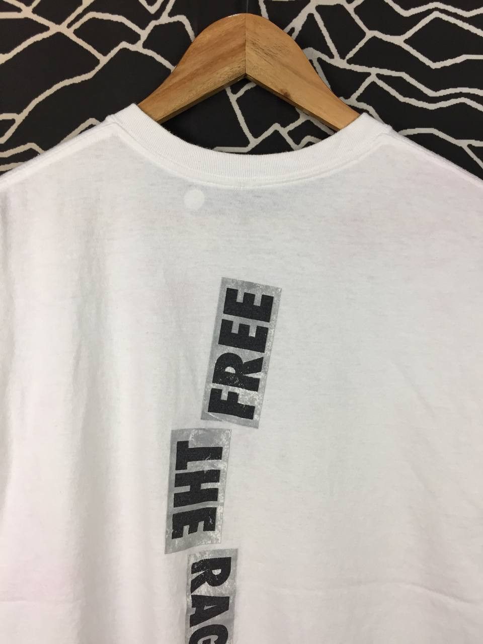 Rap Tees Travis Scott Cactus Jack Free The Rage Mugshot Tee Size US L / EU 52-54 / 3 - 9 Thumbnail