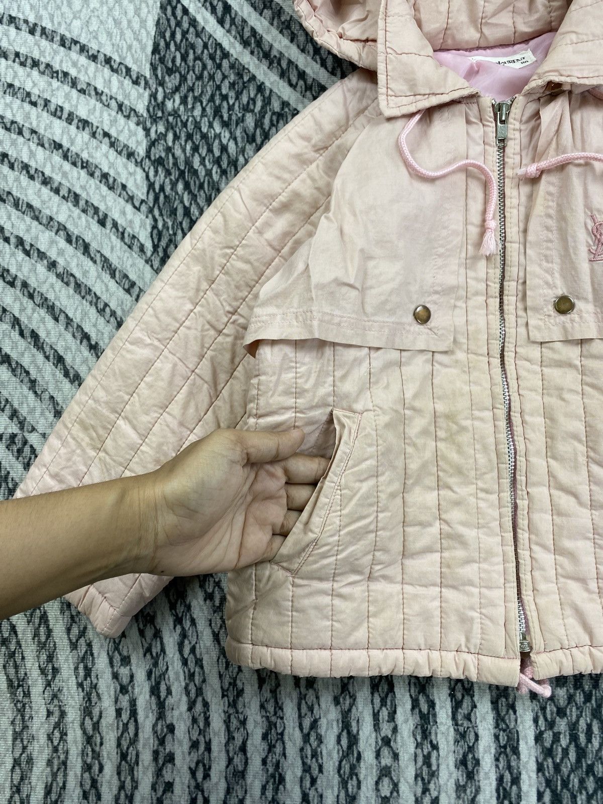 Yves Saint Laurent Vintage YvesSaintLaurent Quilted Jacket For Kids Size XXS / US 00 / IT 34 - 5 Thumbnail