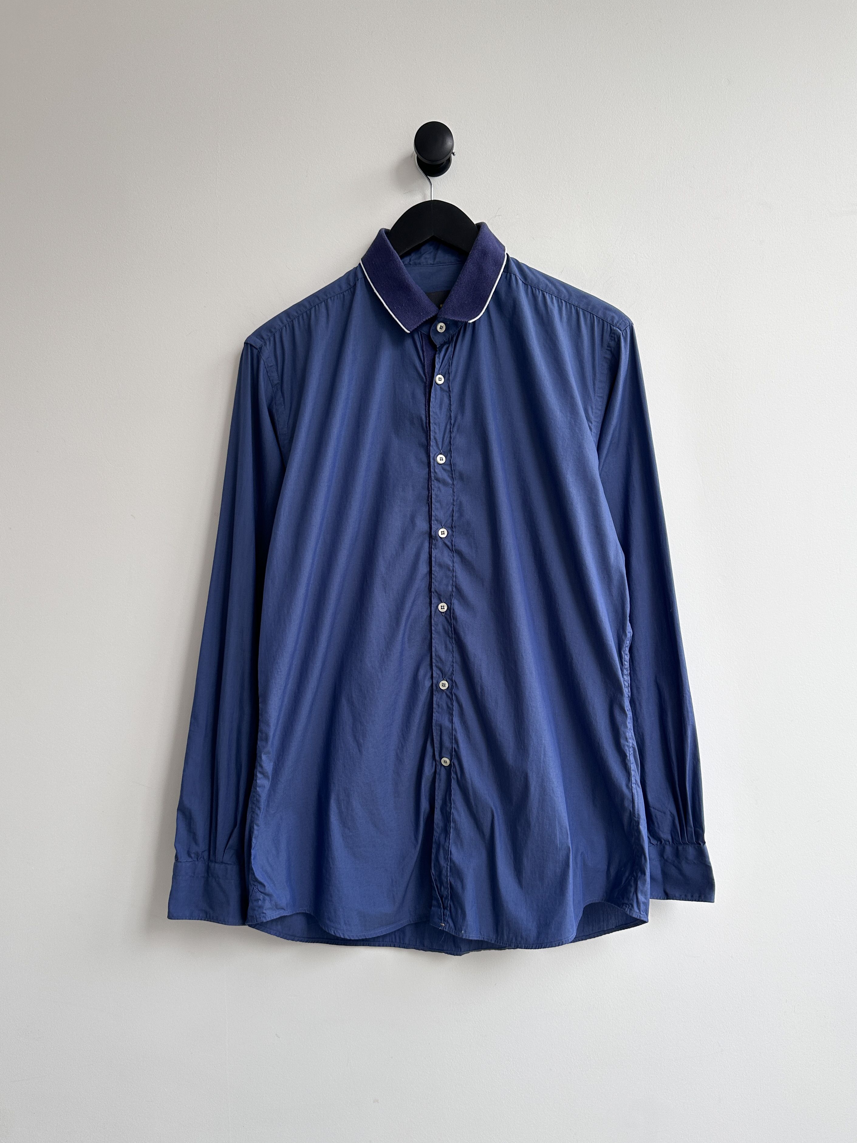 Fendi Fendi Blue Button Up Shirt Size US L / EU 52-54 / 3 - 1 Thumbnail