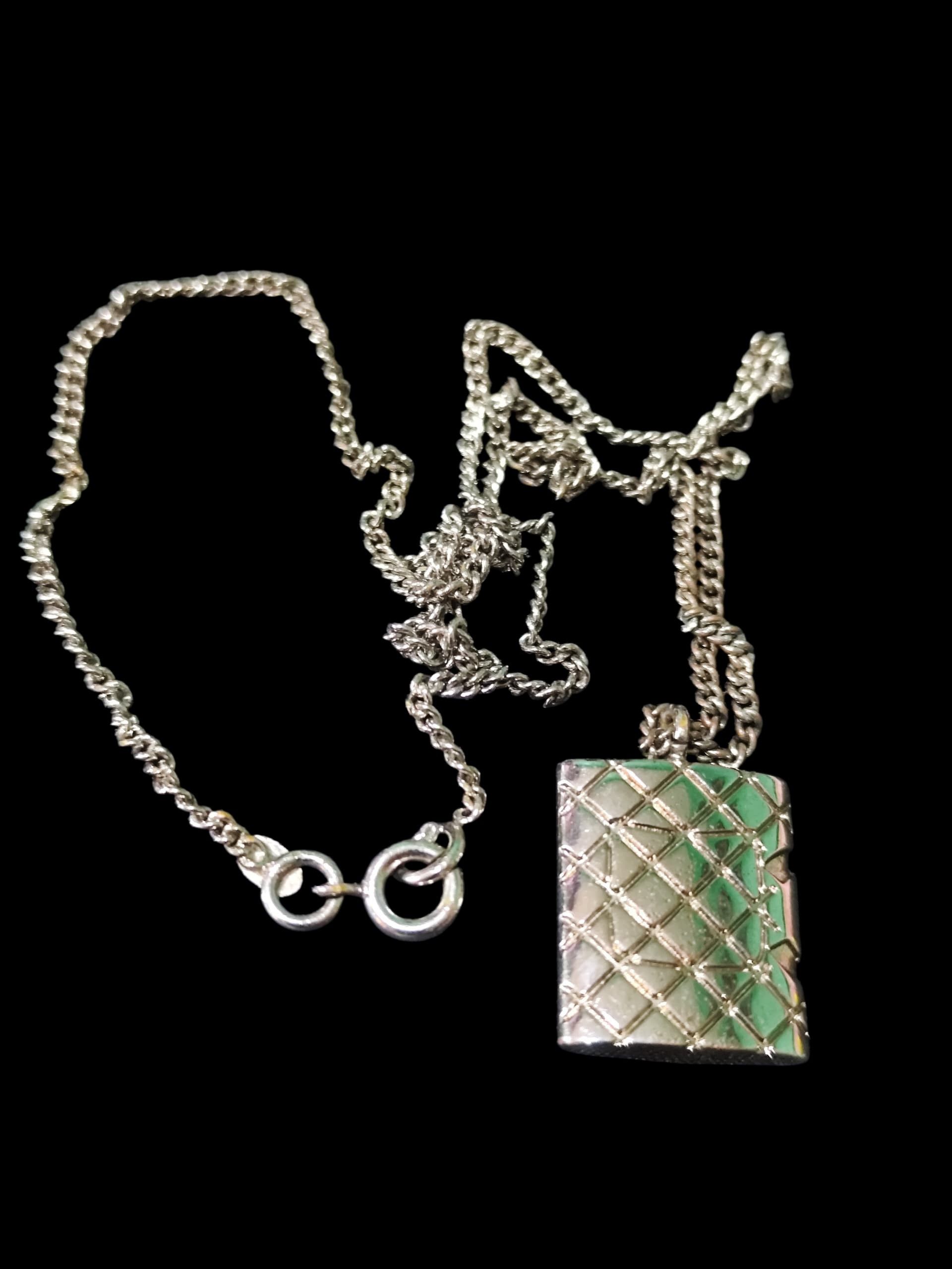 Chanel Chanel Matelasse Coco Mark Cambon Pendant Silver Metal Size ONE SIZE - 2 Thumbnail