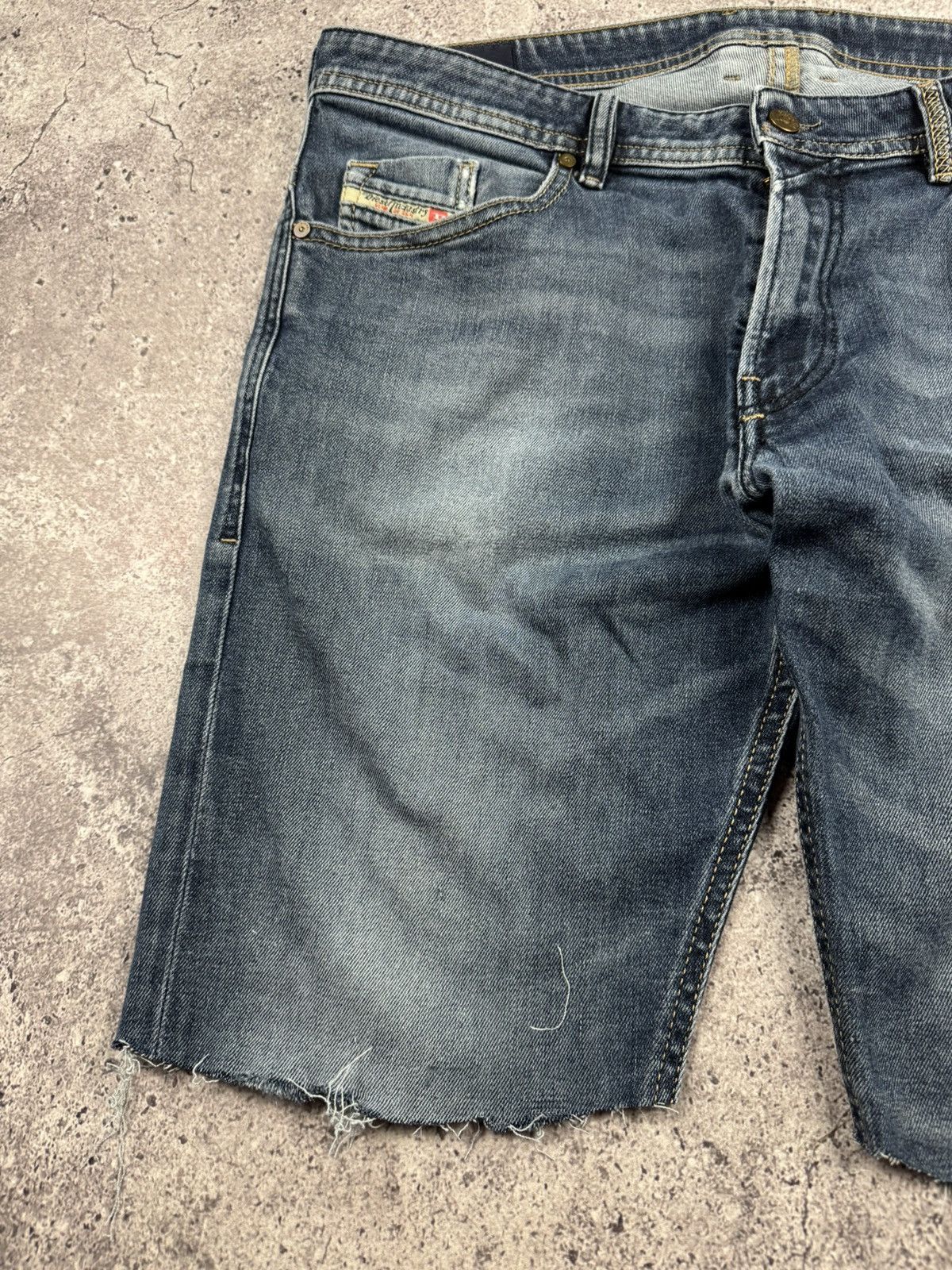 Diesel VINTAGE DIESEL DENIM DISTRESSED SHORTS JAPAN STREETWEAR Y2K Size US 36 / EU 52 - 5 Thumbnail