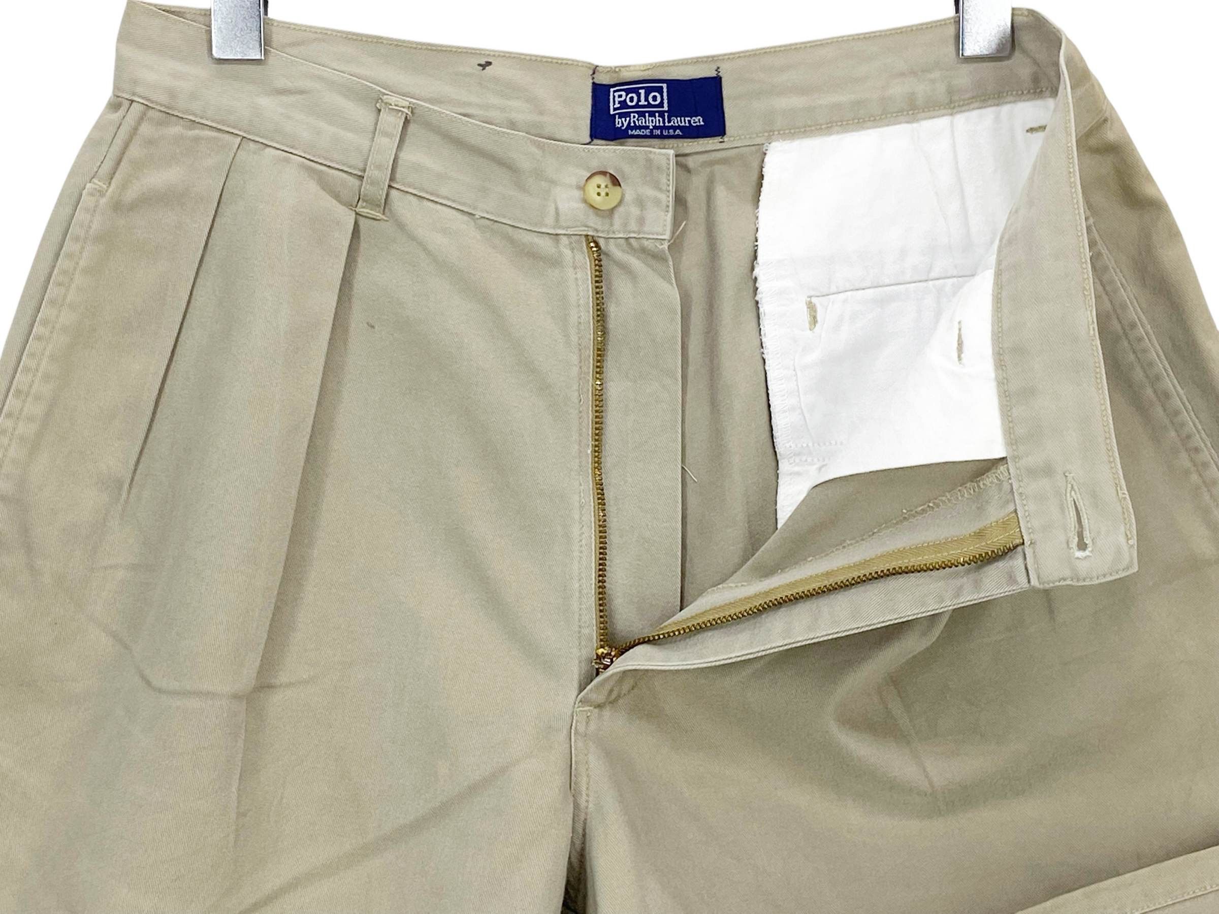 Polo Ralph Lauren × Vintage Polo Chino Cut Off Pants Size 30" / US 8 / IT 44 - 4 Thumbnail
