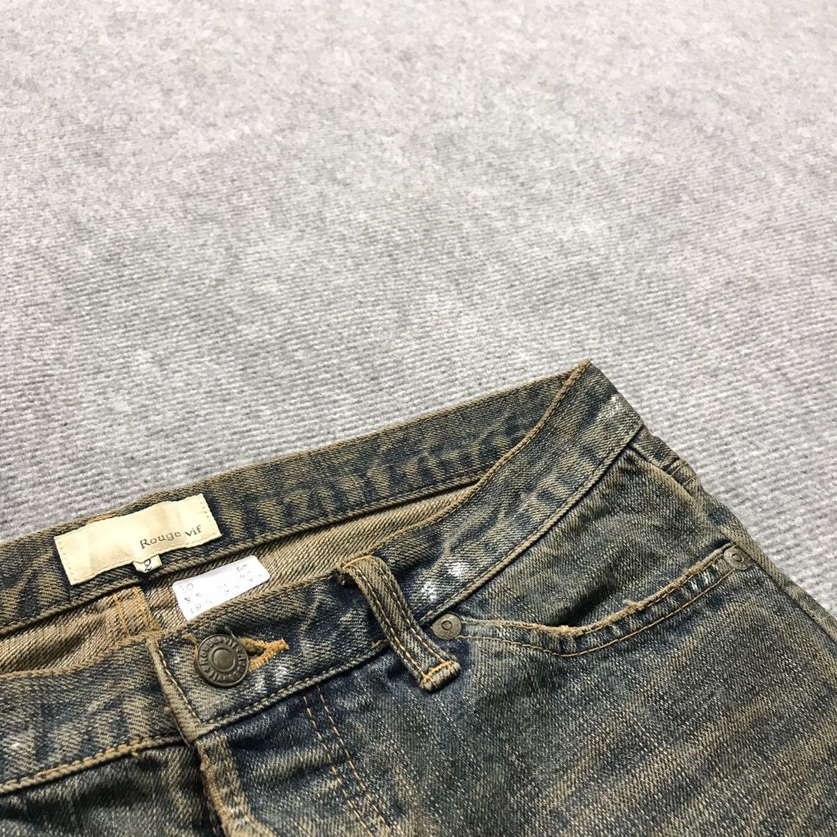 Designer × Japanese Brand RUSTY💀ROUGE VIF MADE IN JAPAN DENIM RUSTY JEANS PANTS Size US 30 / EU 46 - 9 Thumbnail