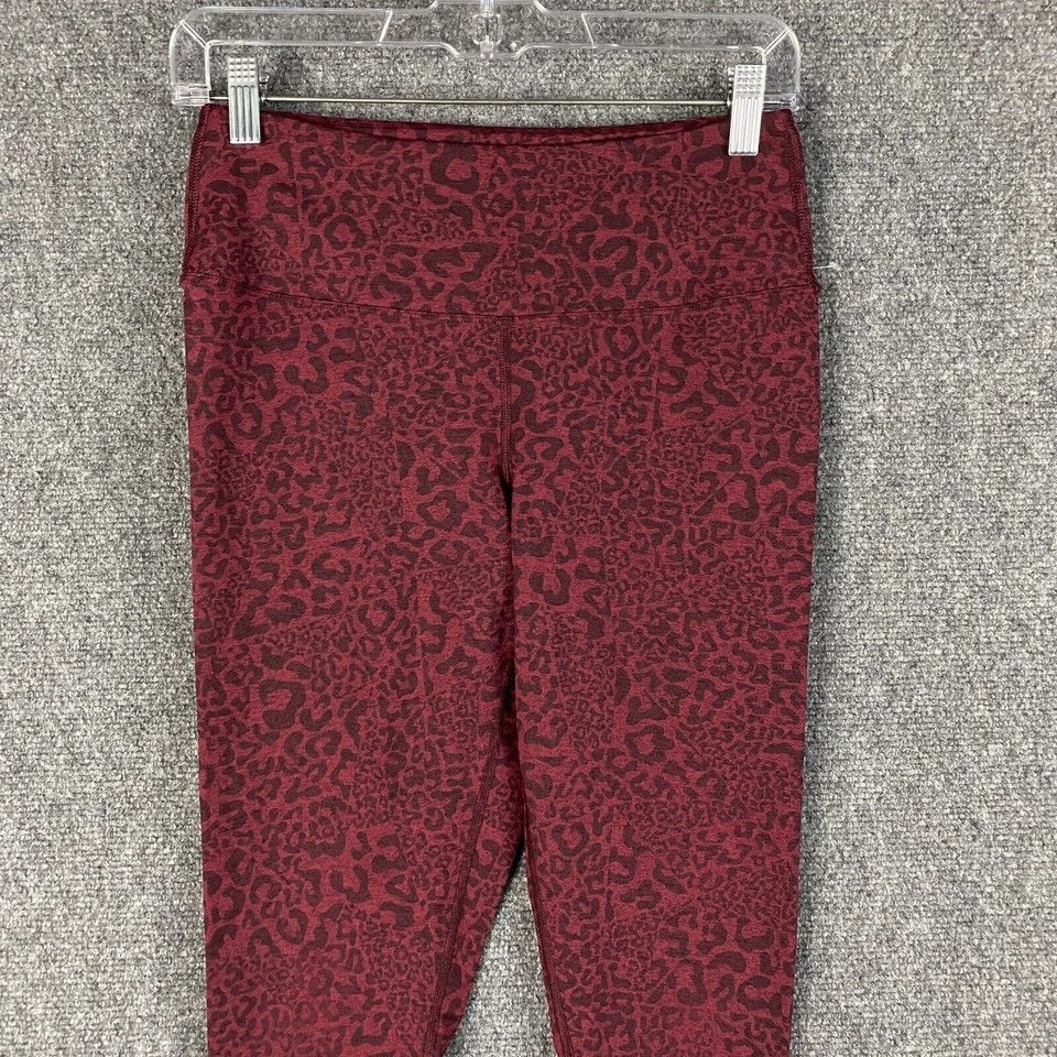 Other Nobull Leggings Women's Medium Plush Heather Leopard Print Size 26" / US 2 / IT 38 - 2 Thumbnail