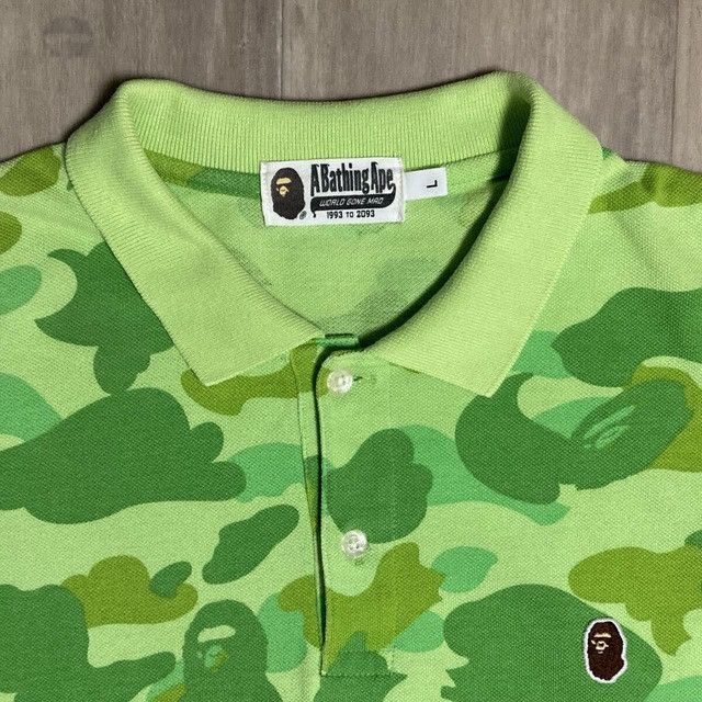 Bape BAPE Neon 1st camo polo shirt a bathing ape NIGO Size US L / EU 52-54 / 3 - 4 Thumbnail
