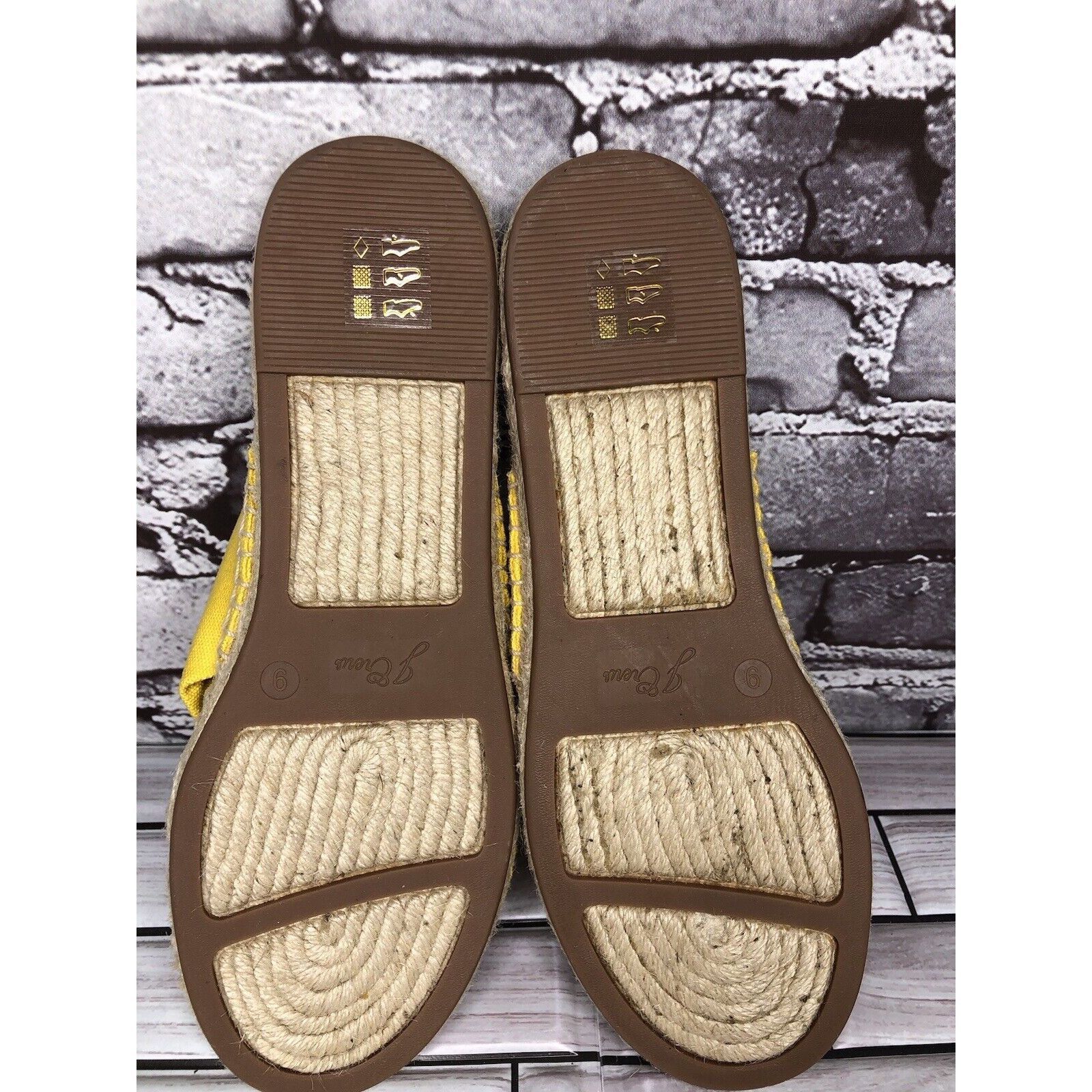 J.Crew J. Crew Yellow Twisted Canvas Fabric Slide Espadrilles Sanda Size US 9 / IT 39 - 6 Thumbnail