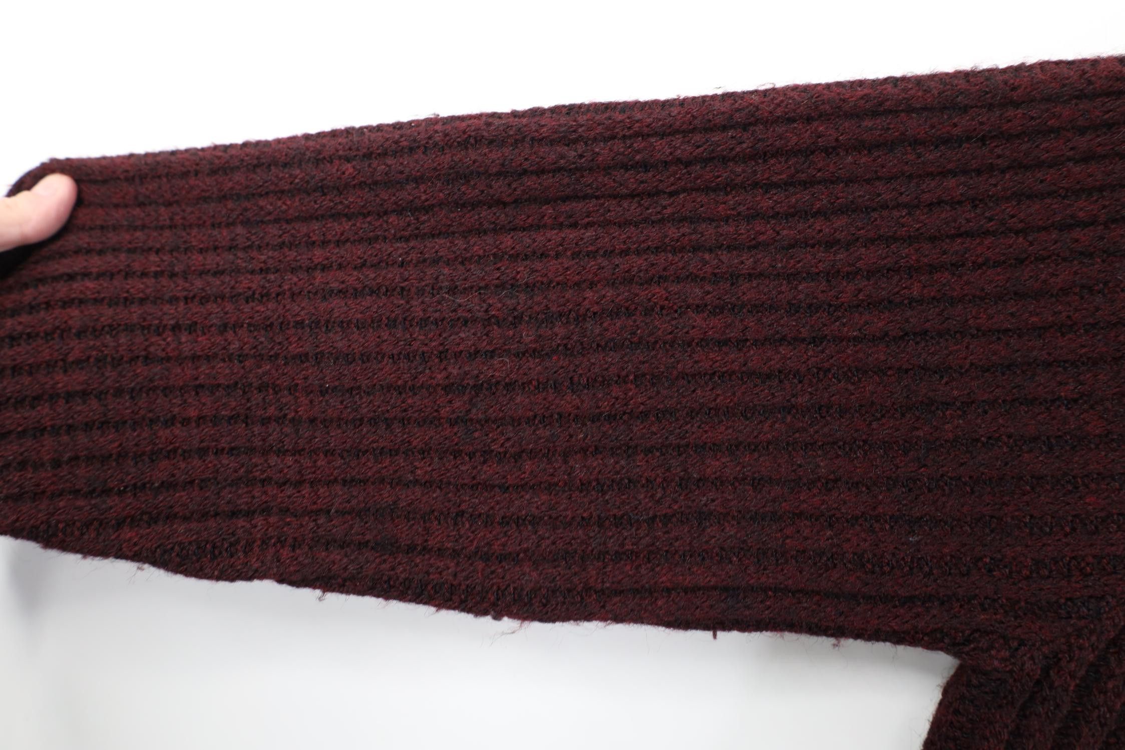 Vintage Vintage 60s Penneys Fit Chunky Ribbed Knit Sweater USA Red Size US L / EU 52-54 / 3 - 6 Thumbnail