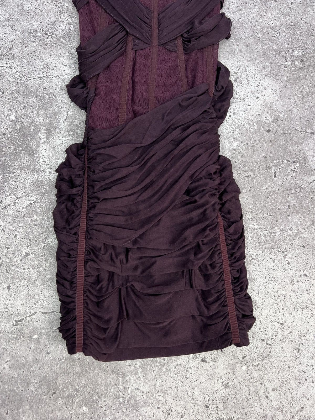 Dolce & Gabbana Dolce&Gabanna Corset Cutout Panels Silk Mini Dress Size M / US 6-8 / IT 42-44 - 6 Thumbnail
