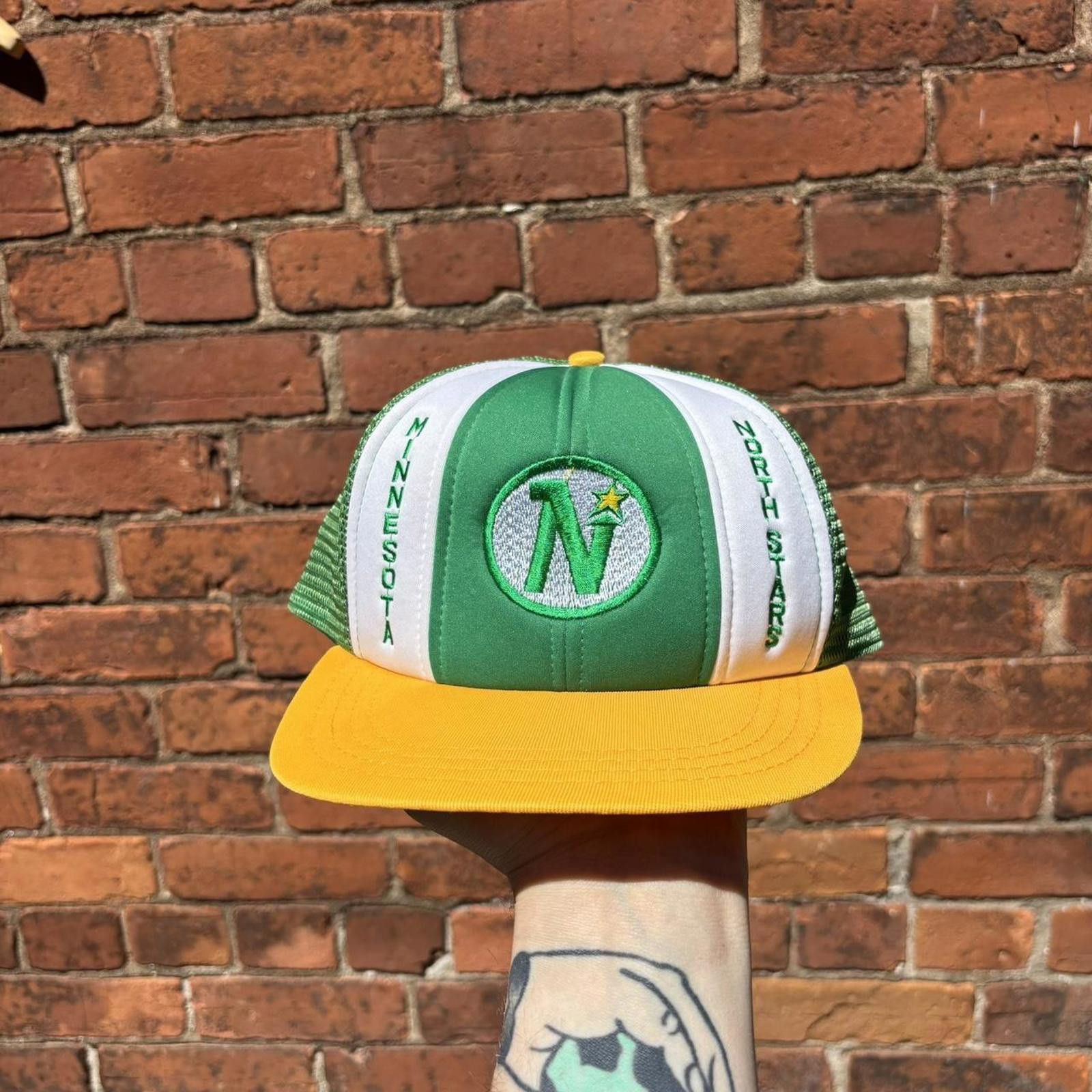 Other Vintage Minnesota north stars snap back trucker hat 80s Size ONE SIZE - 1 Thumbnail