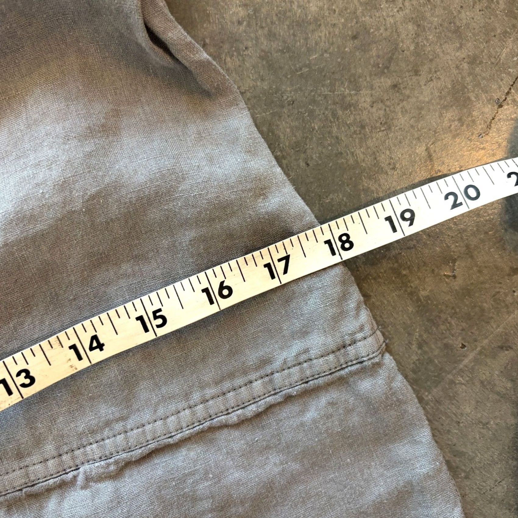 Vintage VINTAGE Zara Linen Grey V Neck Button Front 3/4 Sleeve Women's Jumper Medium Size M / US 6-8 / IT 42-44 - 5 Thumbnail