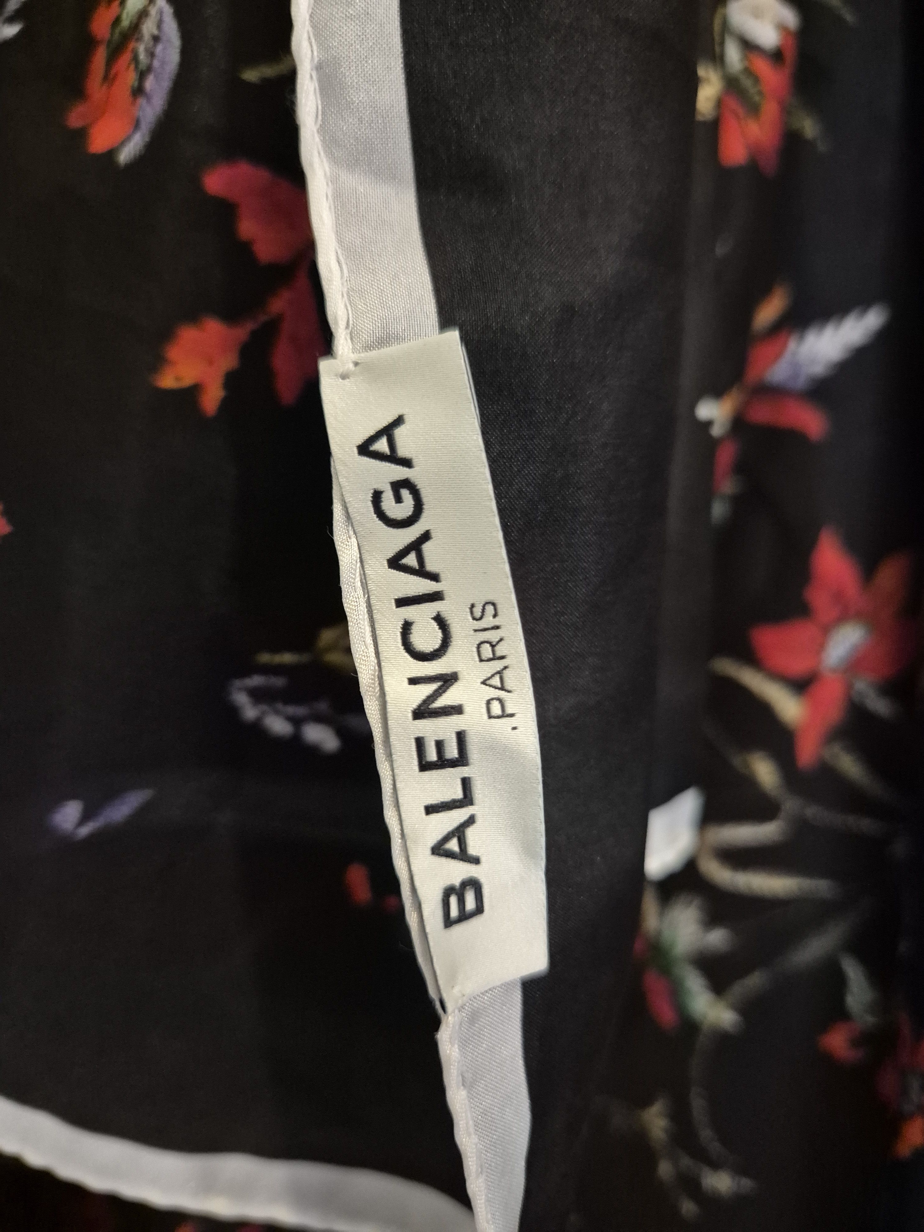 Balenciaga Balenciaga silk floral scarf Size ONE SIZE - 4 Thumbnail