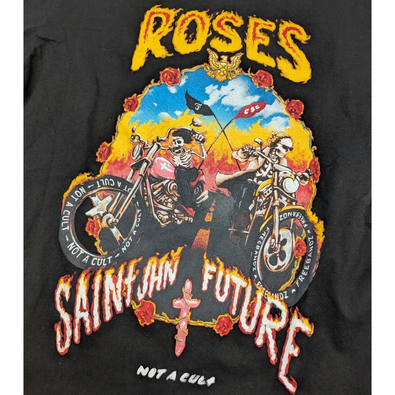 Band Tees × Future × Saintwoods Saint JHN x Future Not A Cult Roses t-shirt Size US XL / EU 56 / 4 - 2 Thumbnail