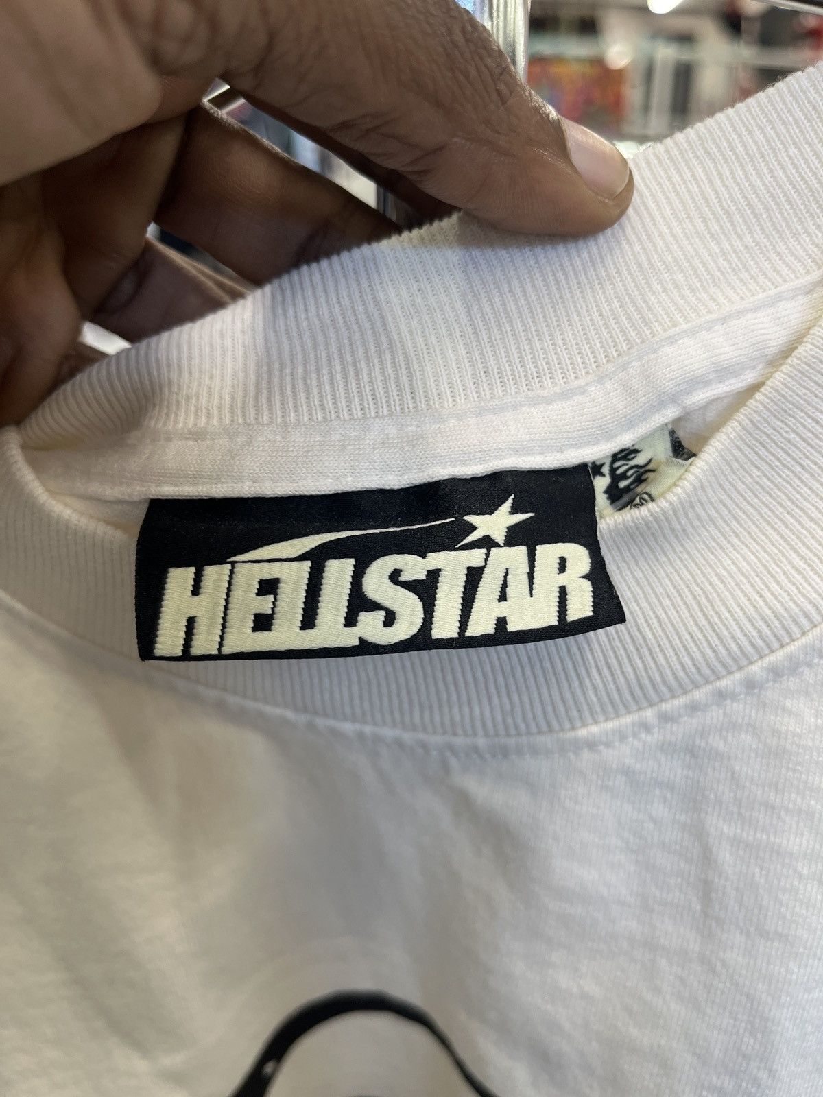HELLSTAR White Hellstar Classic T-Shirt Size US M / EU 48-50 / 2 - 3 Thumbnail