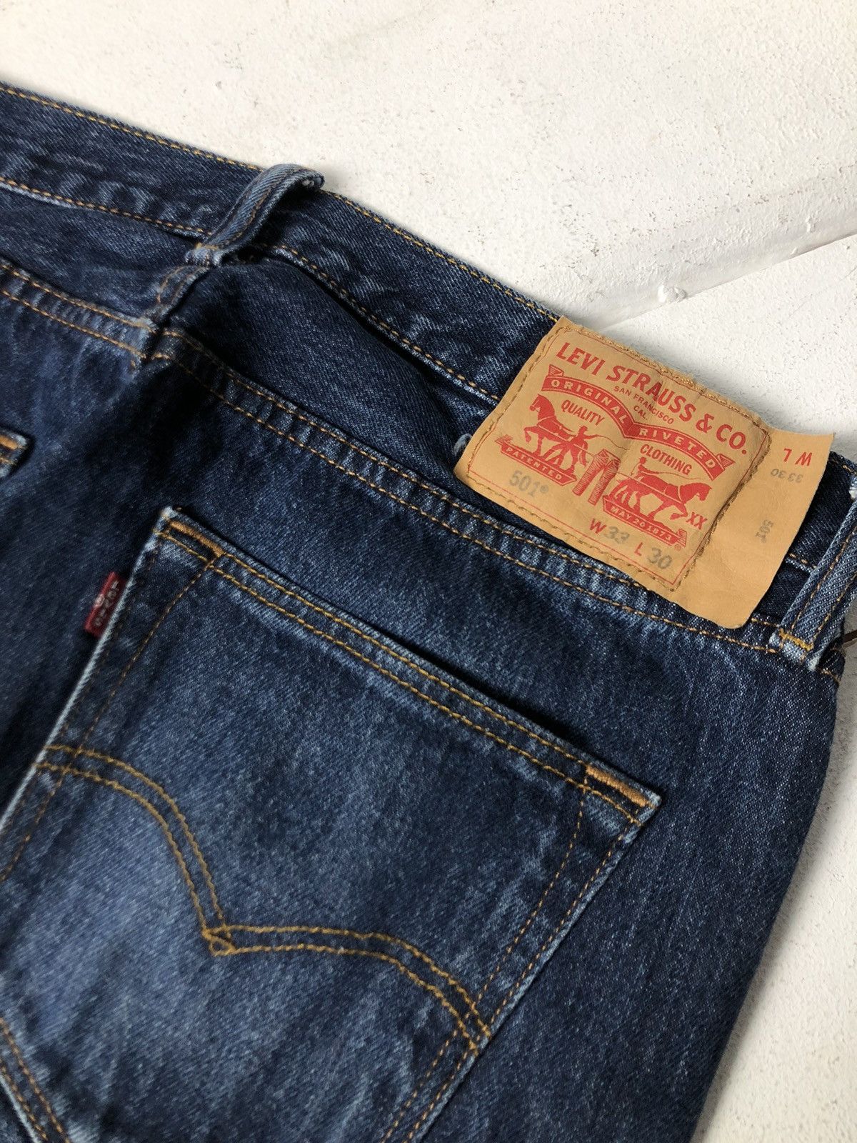 Levi's Vintage Levi’s 501 Very Rare Baggy Jeans American Style Size US 33 - 3 Thumbnail