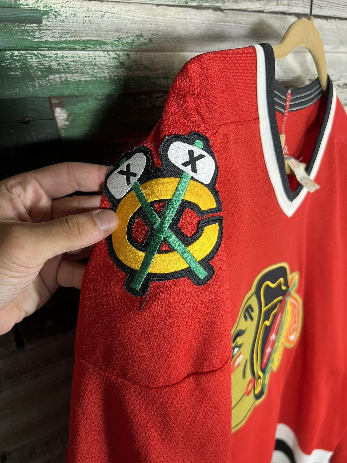 NHL × Vintage Vintage Chicago Blackhawks Hockey Jersey Size US XL / EU 56 / 4 - 3 Thumbnail