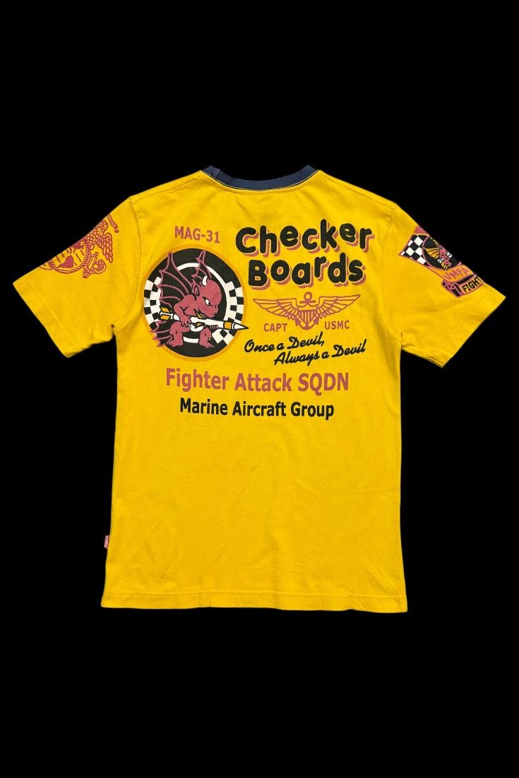 Tedman Vintage tedman company VMF 312 devil wings SQDN tshirt Size US S / EU 44-46 / 1 - 1 Thumbnail