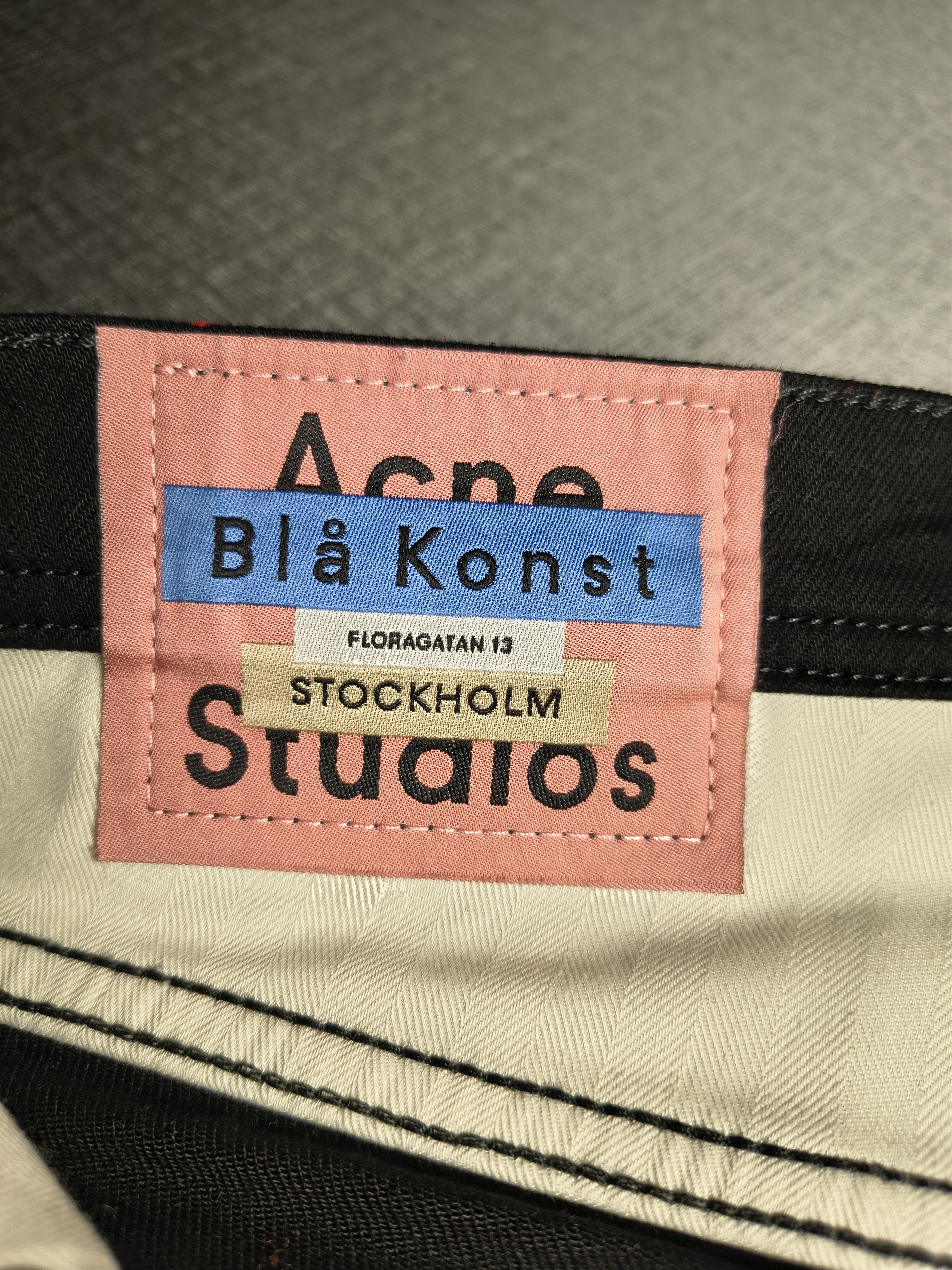 Acne Studios Acne Studios Blå Konst River Stay Black Denim 30 Size US 30 / EU 46 - 5 Thumbnail