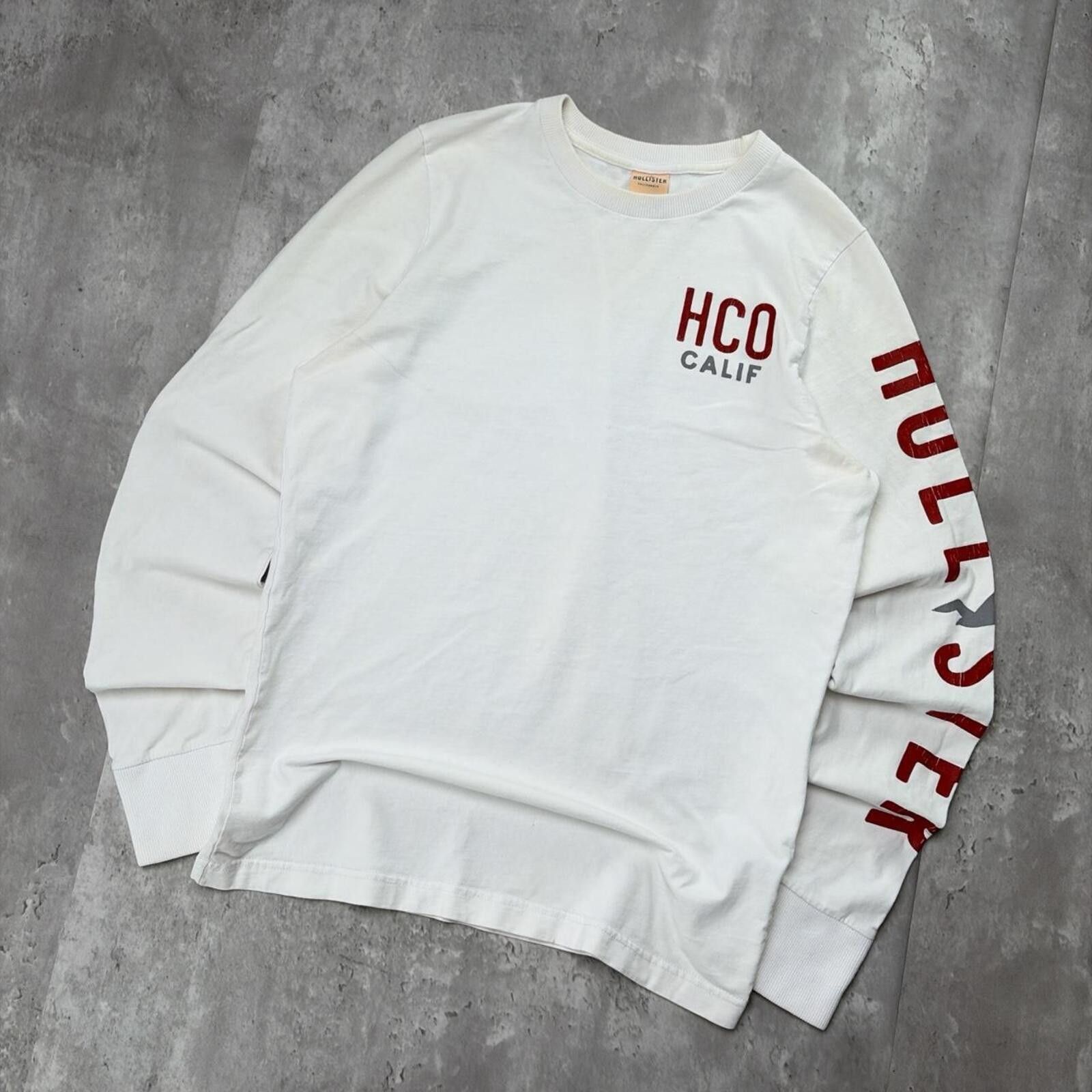 Other Y2K White Hollister Surf Grunge Distressed Long Sleeve Shirt Size US S / EU 44-46 / 1 - 2 Thumbnail