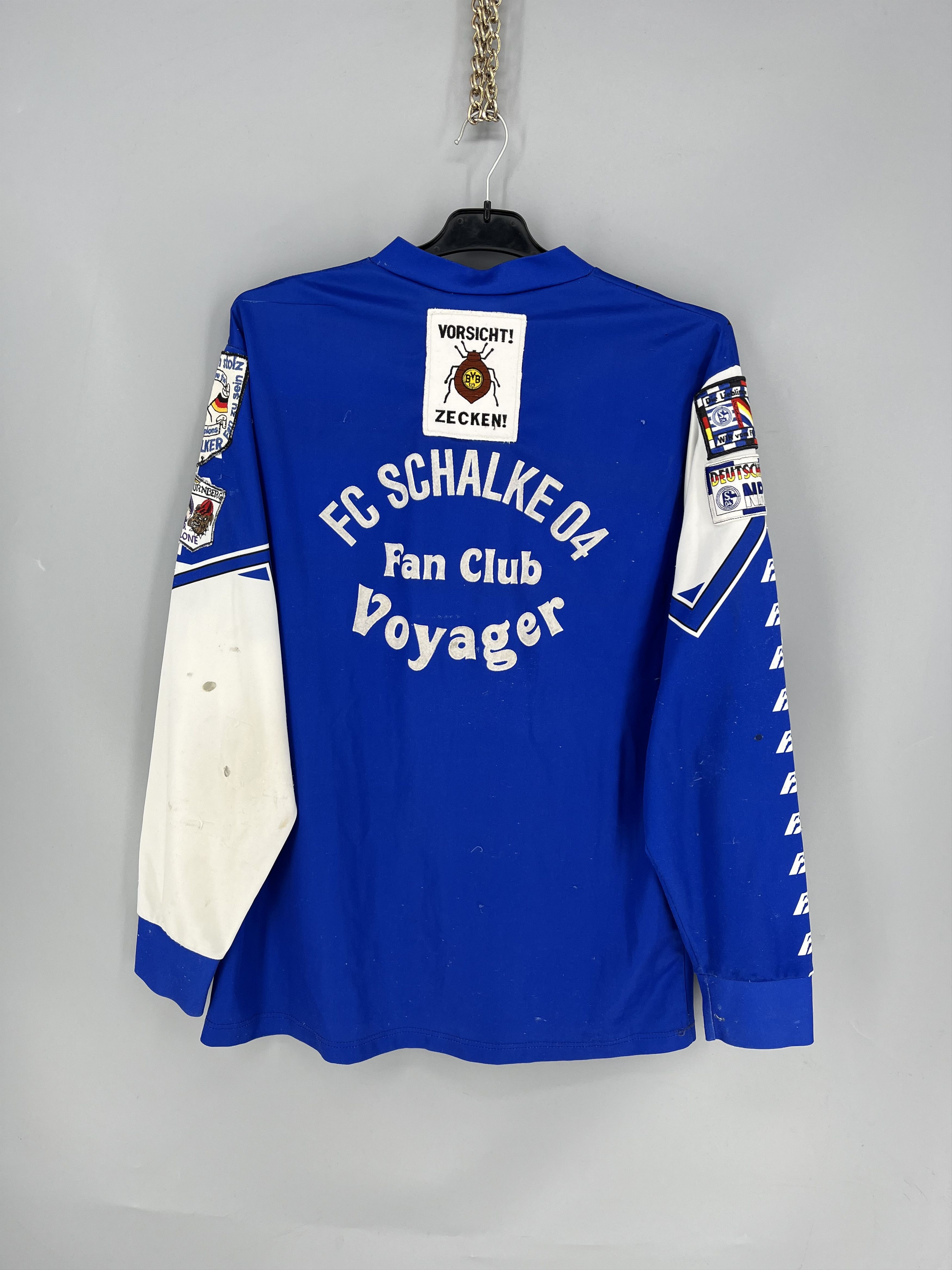 Vintage 90s Schalke 04 Masita XL Long Sleeve Fan Shirt Patched Size US XL / EU 56 / 4 - 14 Thumbnail