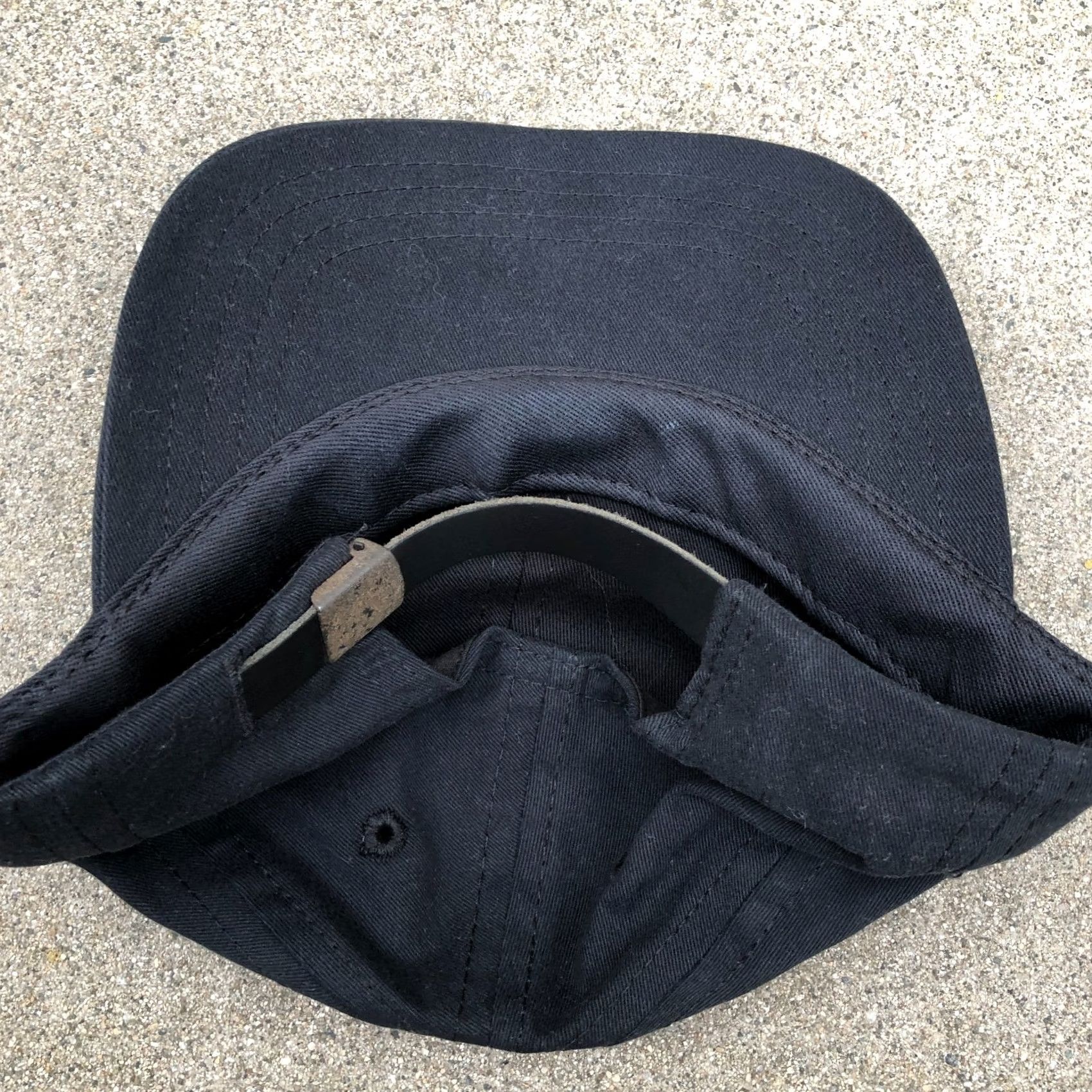 Vintage SNAPCHAT Strapback Baseball Hat Men's One Size Black Adjustable Cap Low Profile Size ONE SIZE - 4 Thumbnail