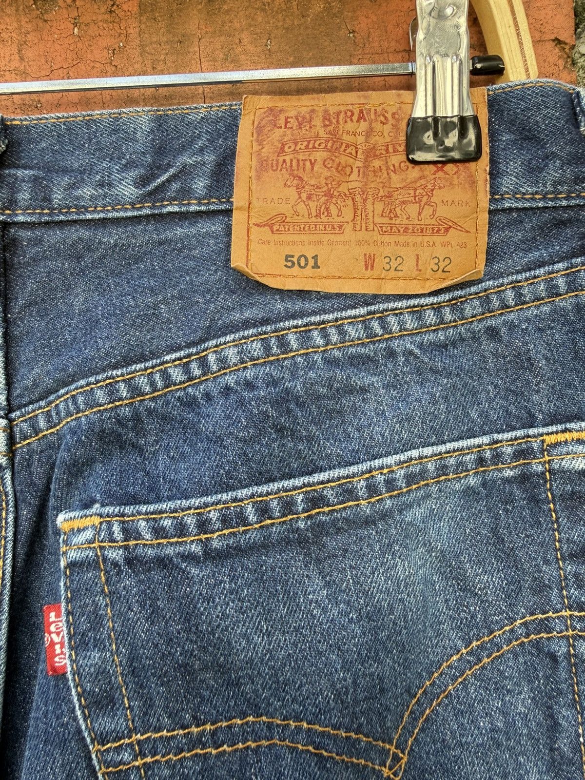 Levi's Vintage Clothing W31x29.5 Vintage levi’s 501 90s made in USA Size US 31 - 5 Thumbnail
