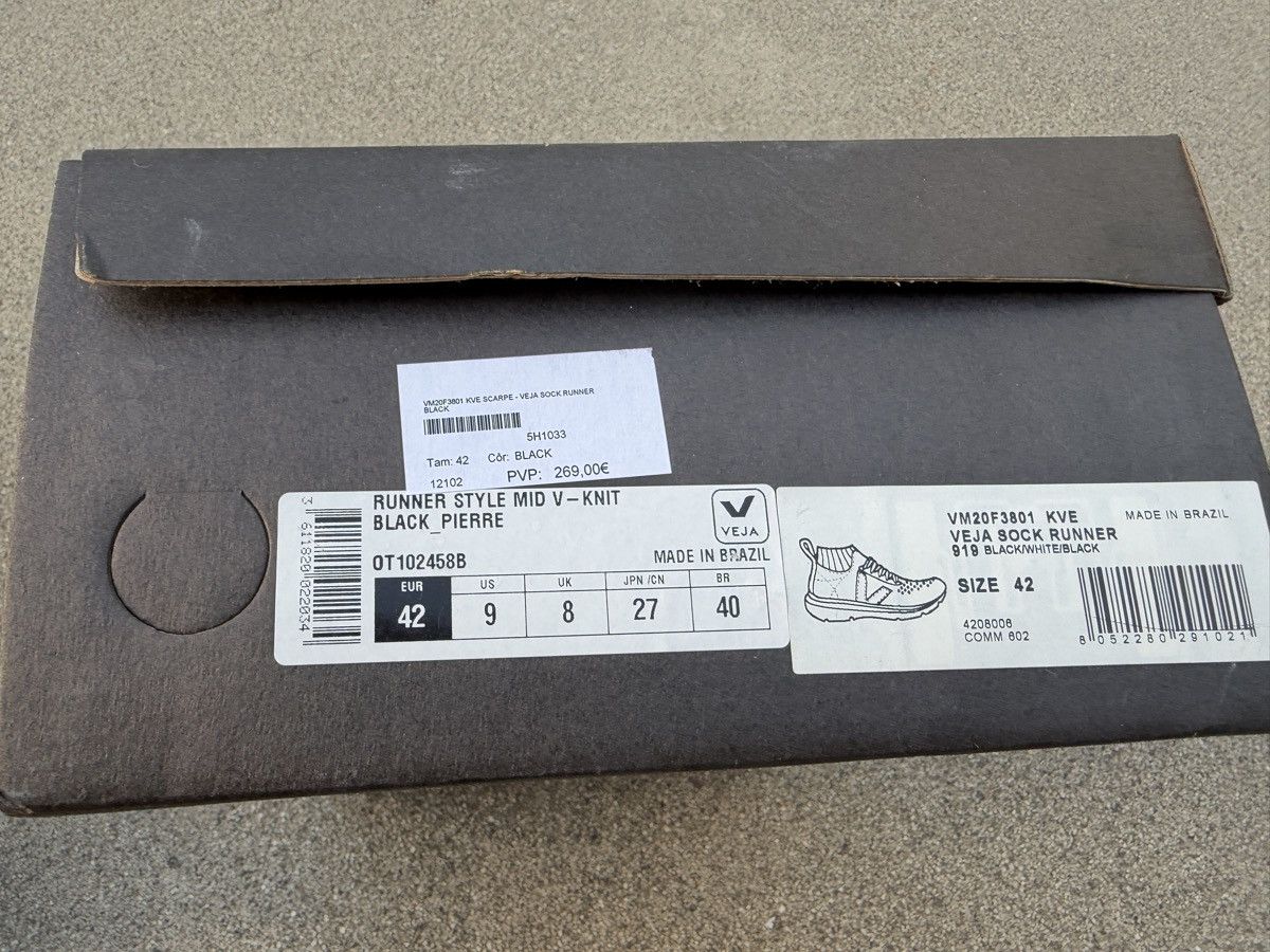 Rick Owens × Veja Runner Mid Knit Size US 9 / EU 42 - 9 Thumbnail