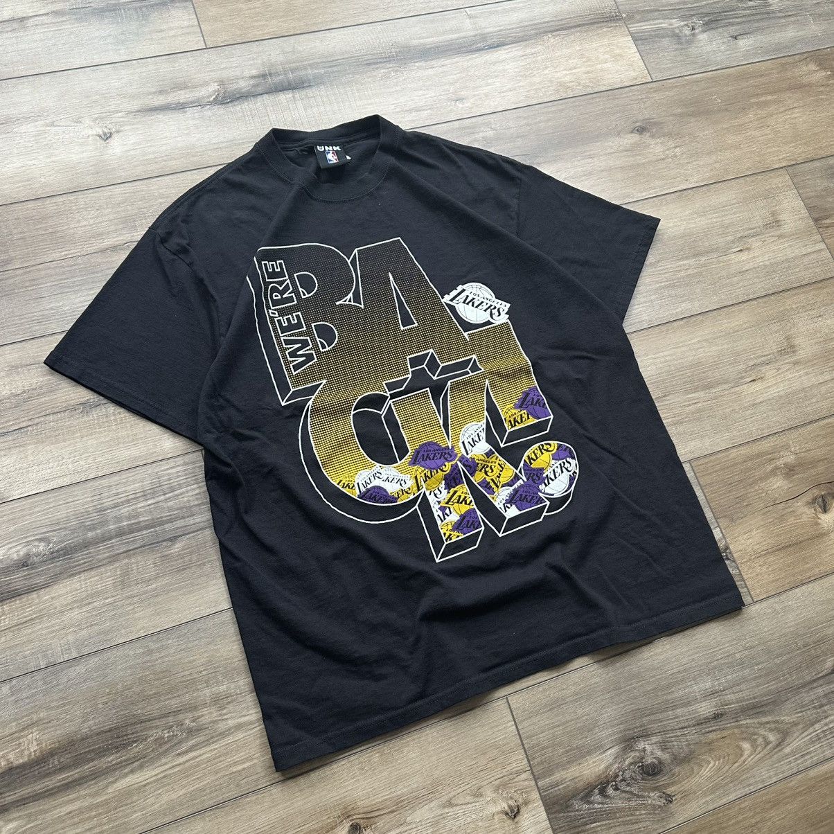 NBA Vintage 2000s Y2K Los Angeles Lakers NBA Graphic Tee Size US XL / EU 56 / 4 - 2 Thumbnail
