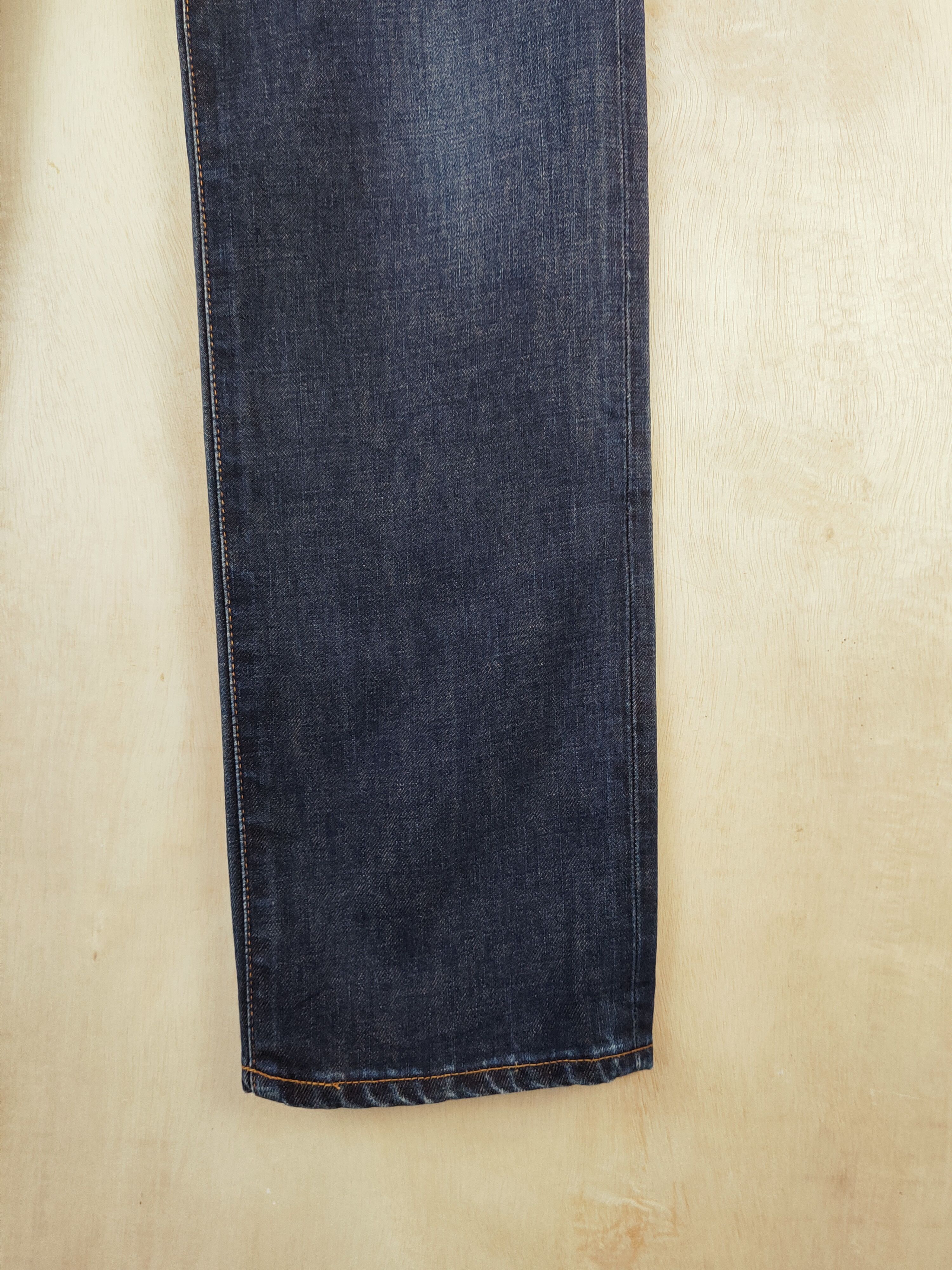 Edwin Edwin Dark Blue Distressed Ripped Jeans #S2678 Size US 30 / EU 46 - 6 Thumbnail