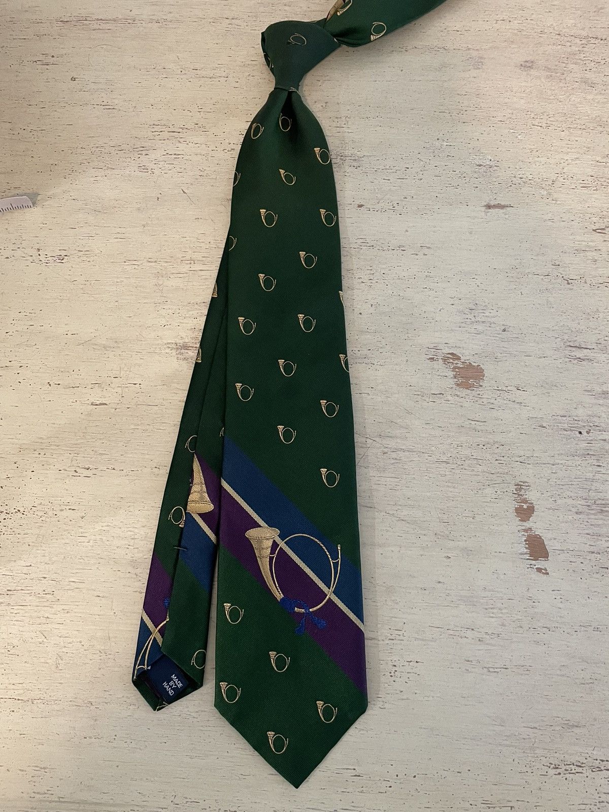 Polo Ralph Lauren × Vintage The Polo Tie in Spaced Horns Print Size ONE SIZE - 2 Thumbnail