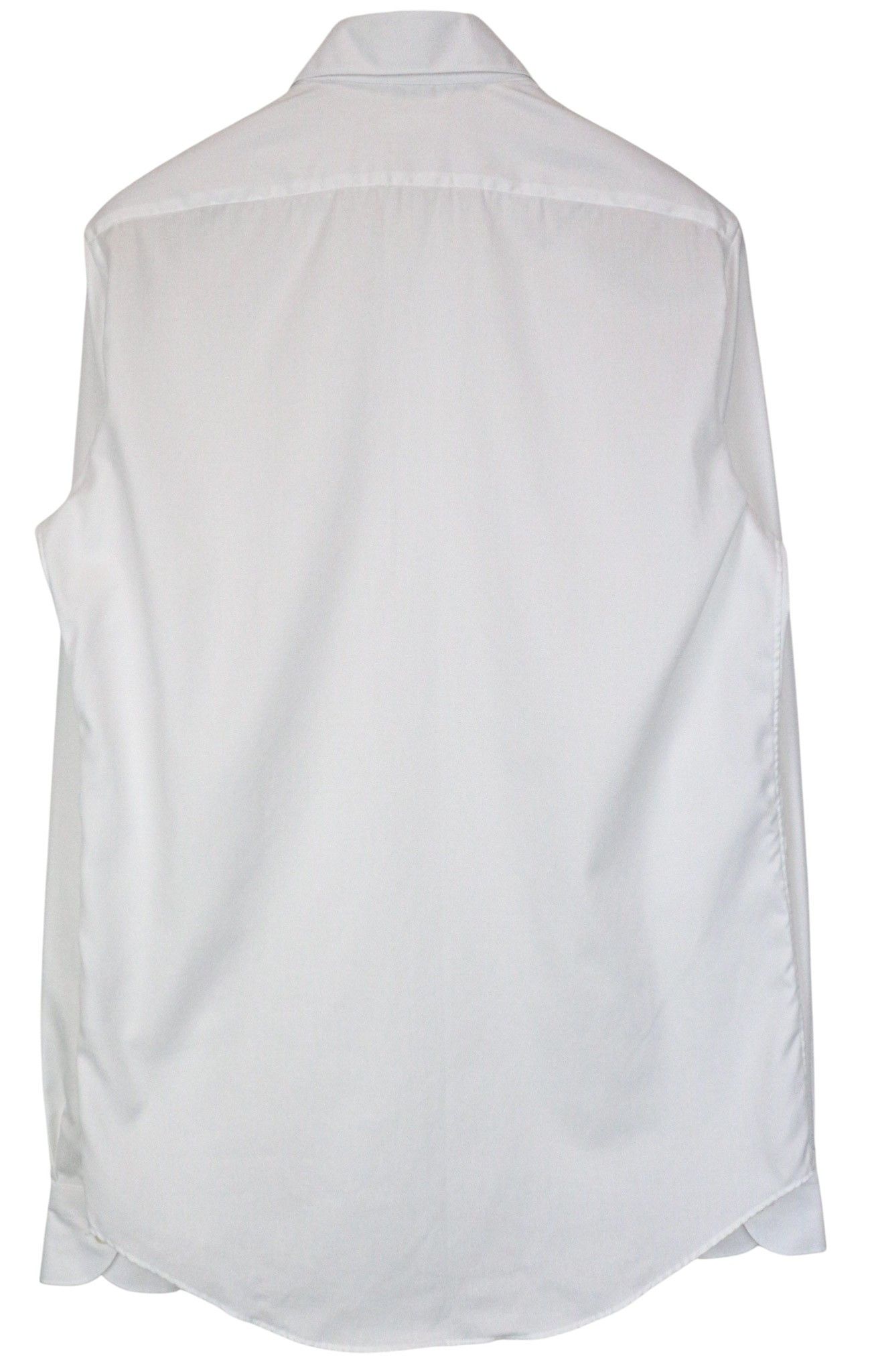 Suitsupply TRAVELLER 39L/15 1/2L Slim White Cotton Shirt 79408 Size US M / EU 48-50 / 2 - 2 Thumbnail