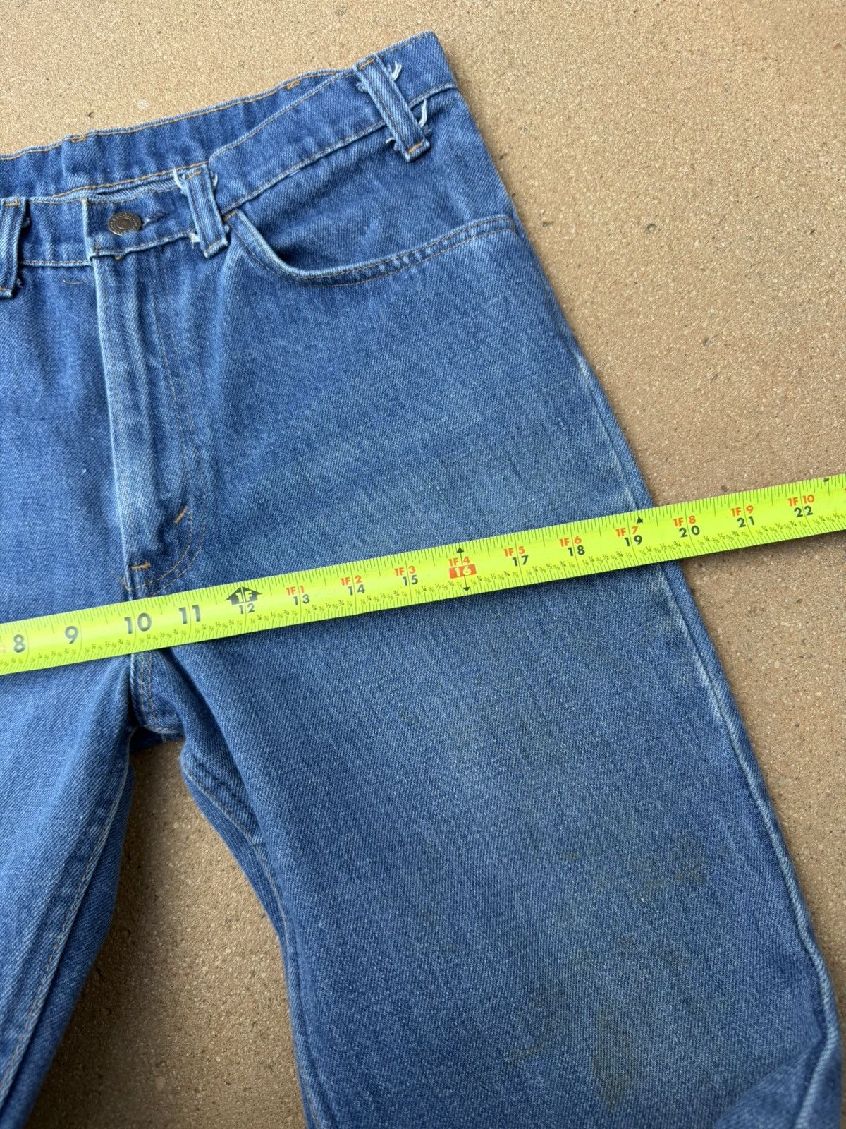 Levi's Vtg 80’s Levi’s 646 Orange Tab Bellbottom Flare Jeans 31x32 Size US 31 - 12 Thumbnail