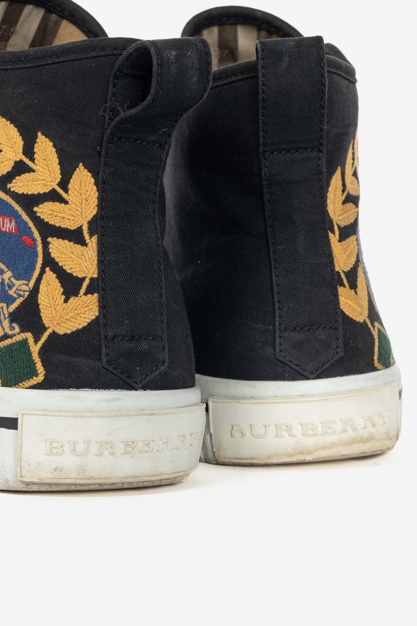 Burberry Burberry Kingly Big C Embroidered High-Top Lace-Up Sneakers Size US 6.5 / IT 36.5 - 9 Thumbnail