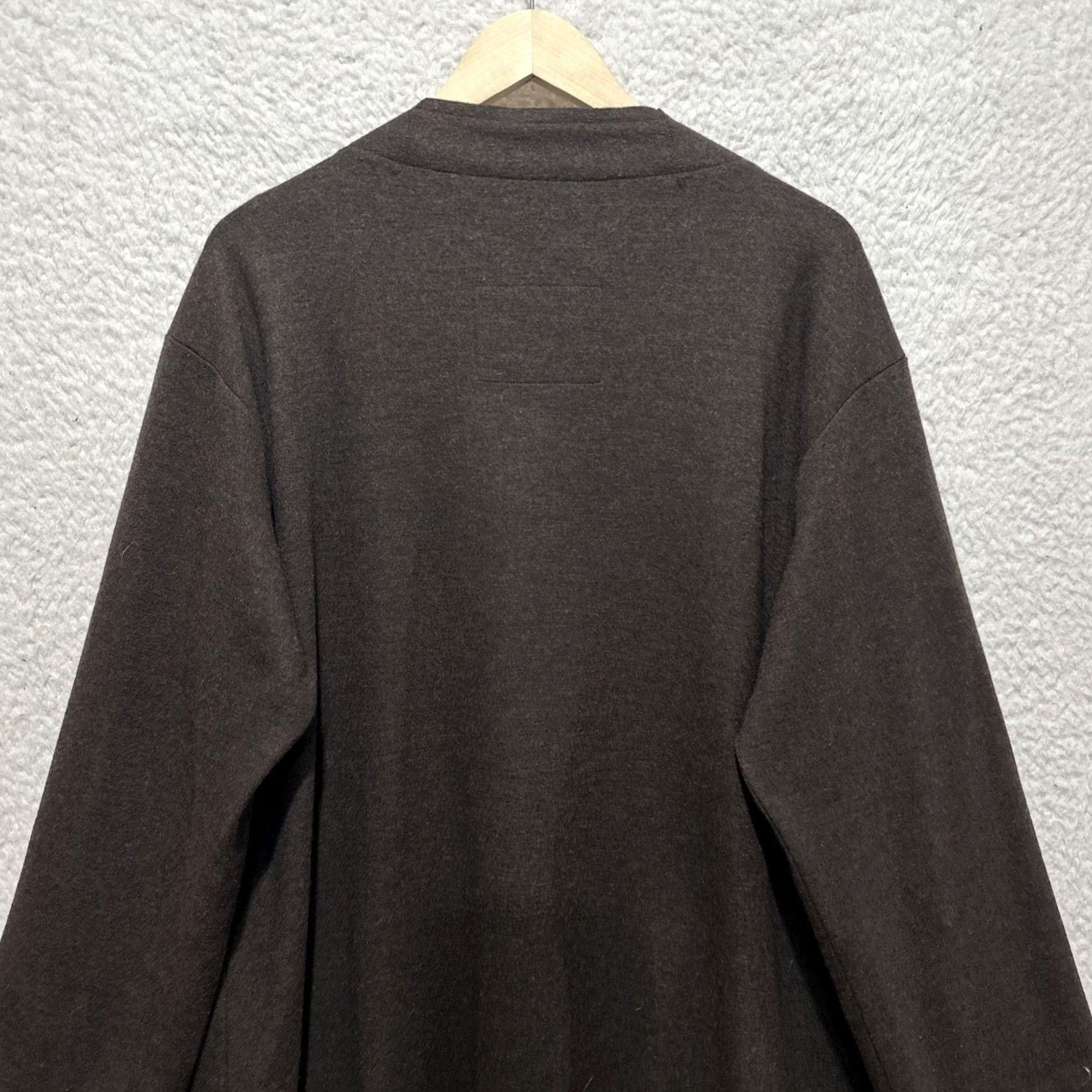 Eileen Fisher Eileen Fisher Women's Large Brown 100% Wool Coat Jacket Pockets Wool Coat Jacket Brown Pockets Button Mens?nd Size L / US 10 / IT 46 - 6 Thumbnail