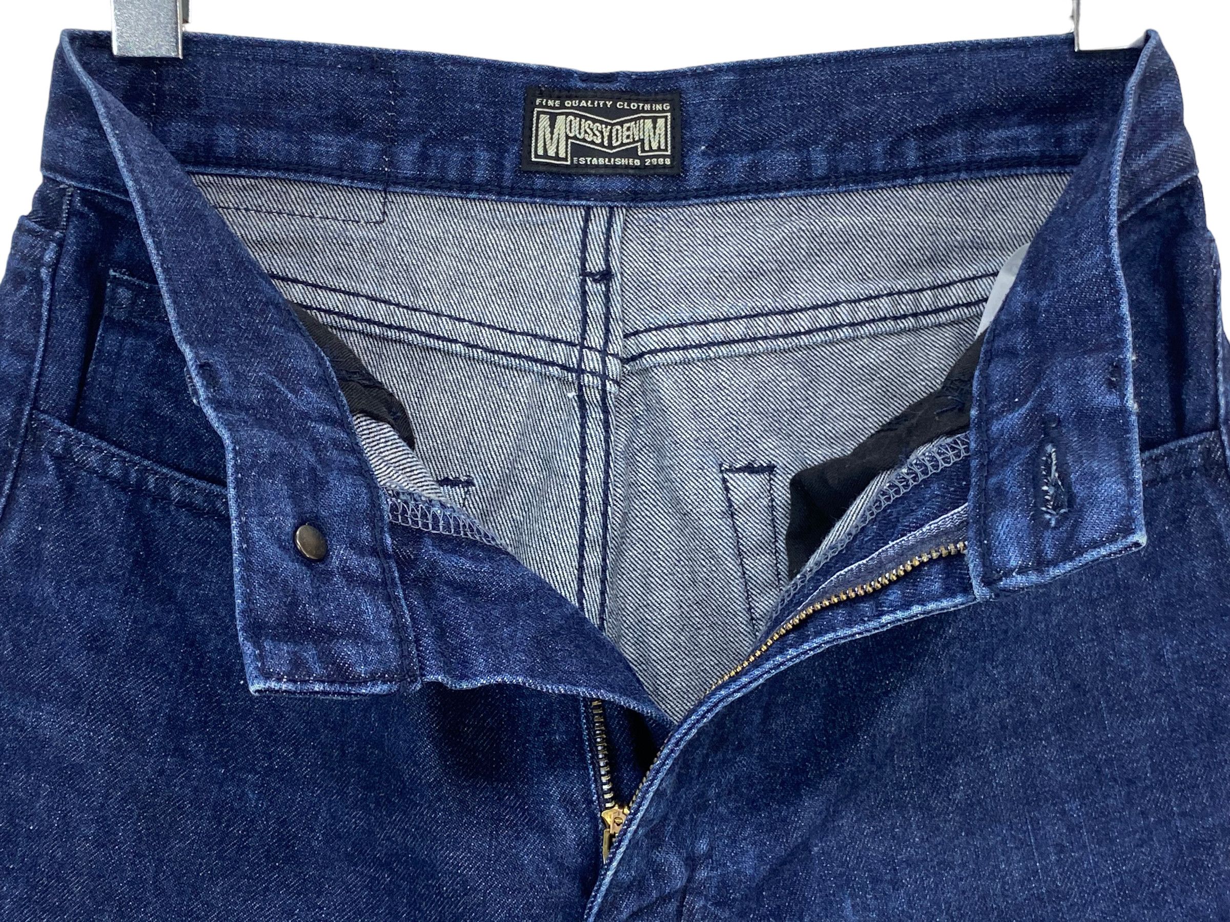 MOUSSY Vintage Moussy Cropped Skinny Jeans - Workwear Denim Pants Size 25" / US 0 / IT 36 - 10 Thumbnail